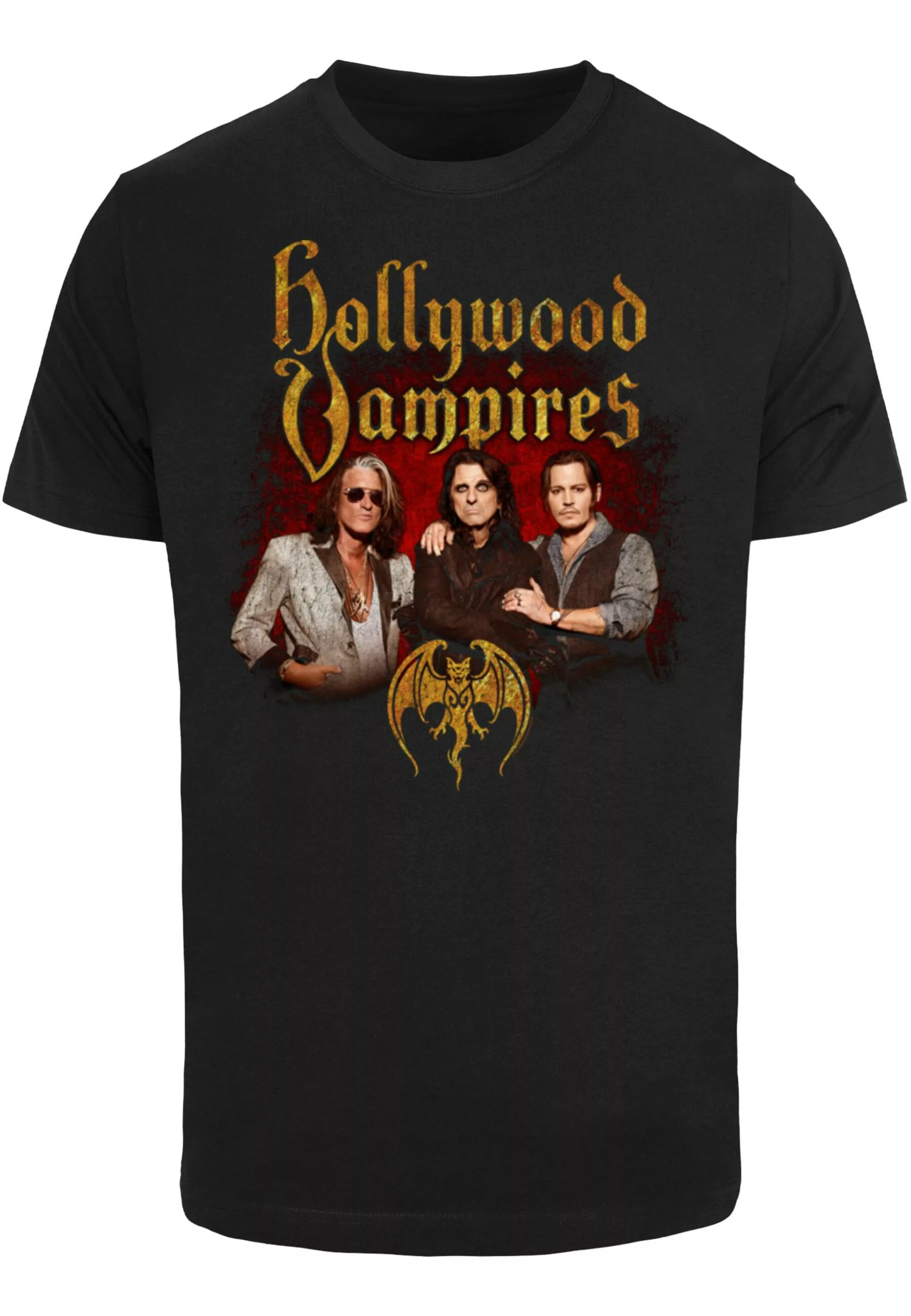 Merchcode T-Shirt "Merchcode Herren Hollywood Vampires - Group Photo T-Shir günstig online kaufen