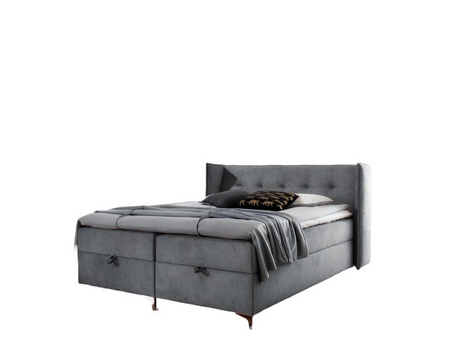 Xlmoebel Bett Boxspringbett in den Maßen 160x200cm mit Polsterung und luxur günstig online kaufen