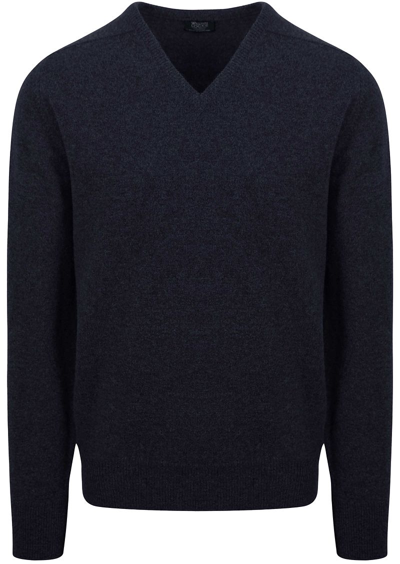 William Lockie Pullover Lambswool V Midnight Navy - Größe XXL günstig online kaufen