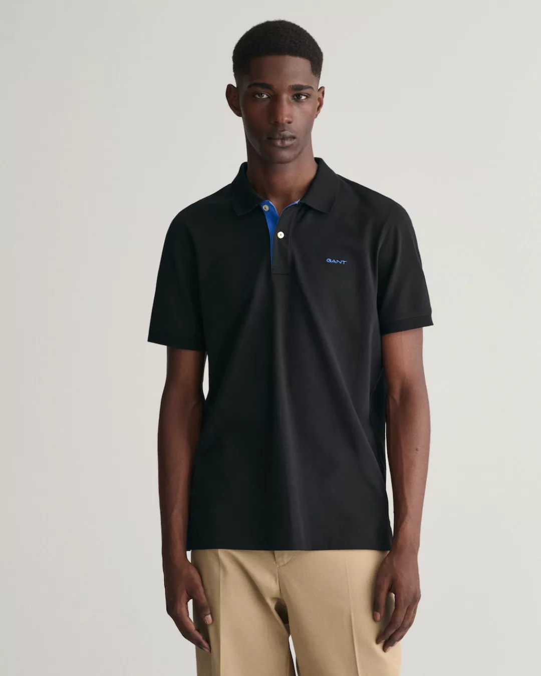 Gant Poloshirt REG CONTRAST PIQUE SS RUGGER mit kontrastfarbenen Einsätzen günstig online kaufen