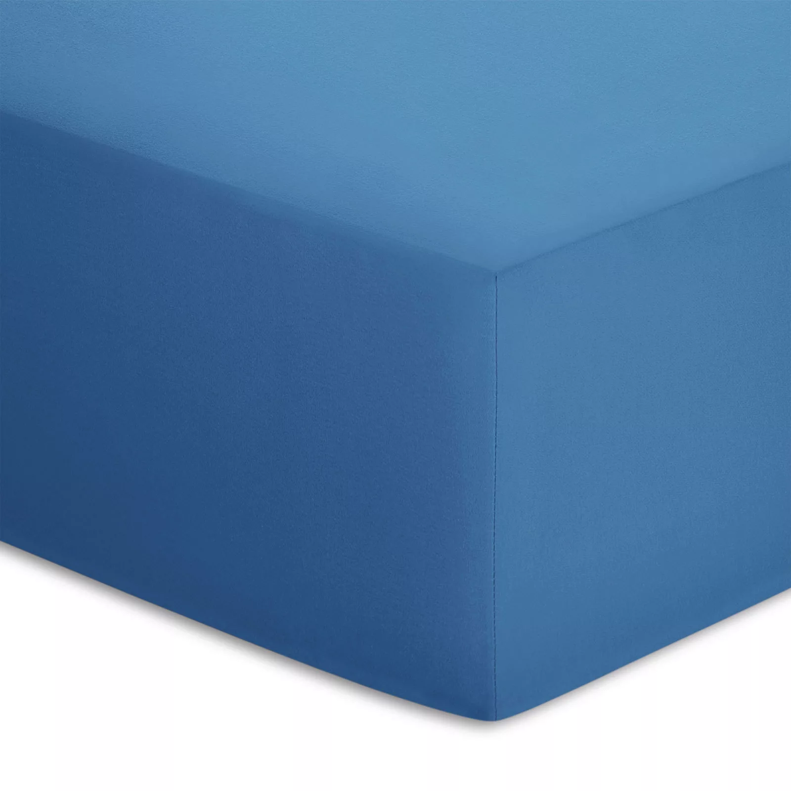 bassetti Spannbettlaken Single-Jersey blau Gr. 180-200 x 200-220 günstig online kaufen