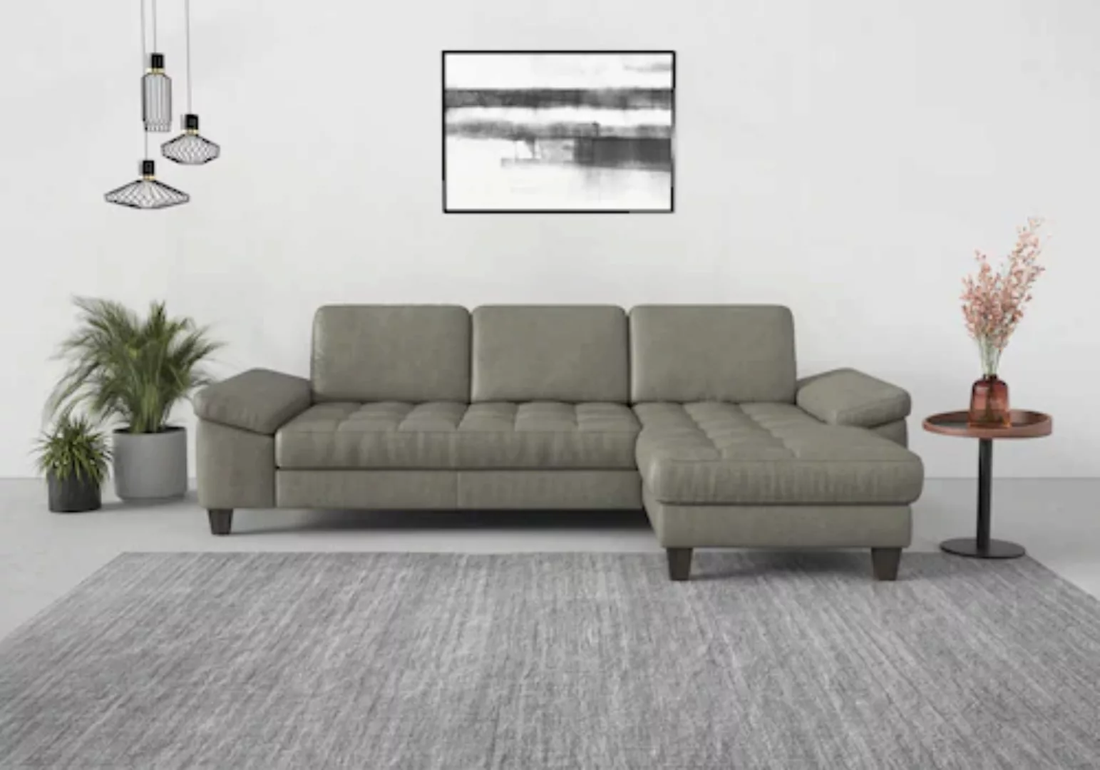 sit&more Ecksofa »Westham L-Form«, Recamiere, mit oder ohne Bettfunktion, B günstig online kaufen