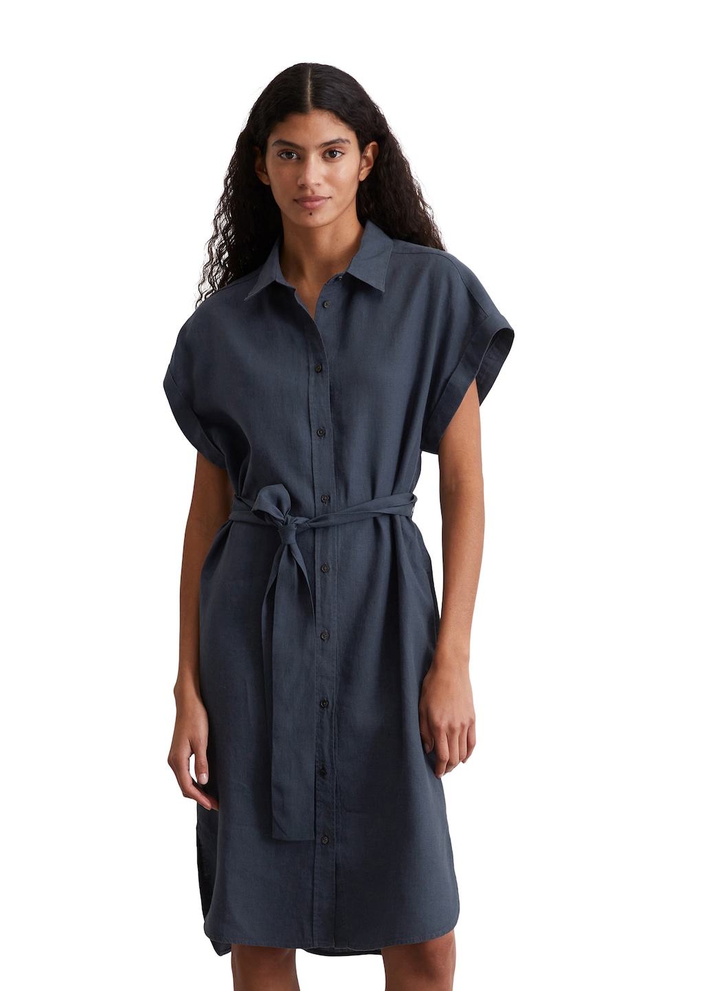 Marc OPolo Midikleid "mit Taillengürtel" günstig online kaufen