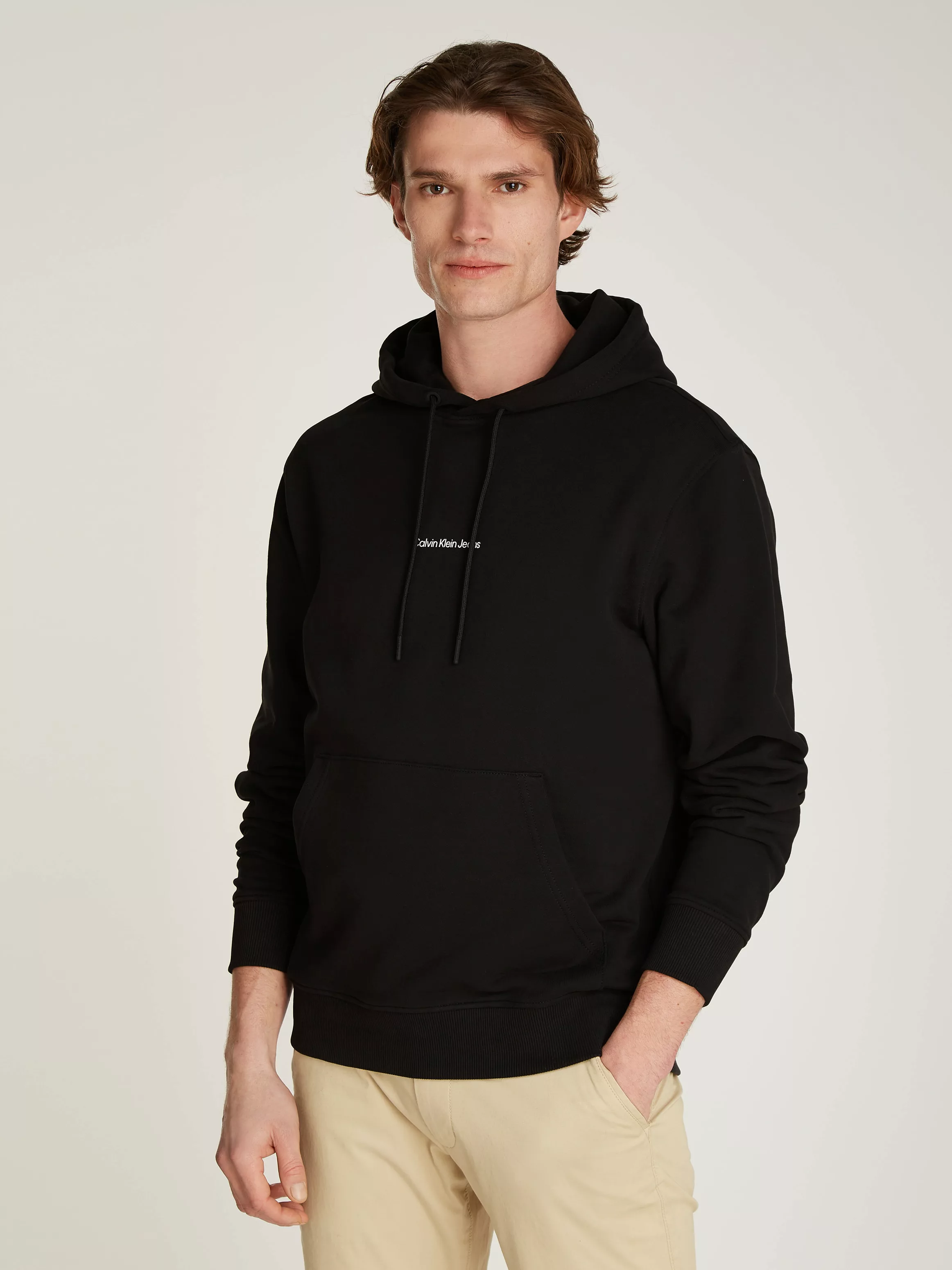 Calvin Klein Jeans Kapuzensweatshirt "GRID MONOGRAM HOODIE", mit Logoschrif günstig online kaufen