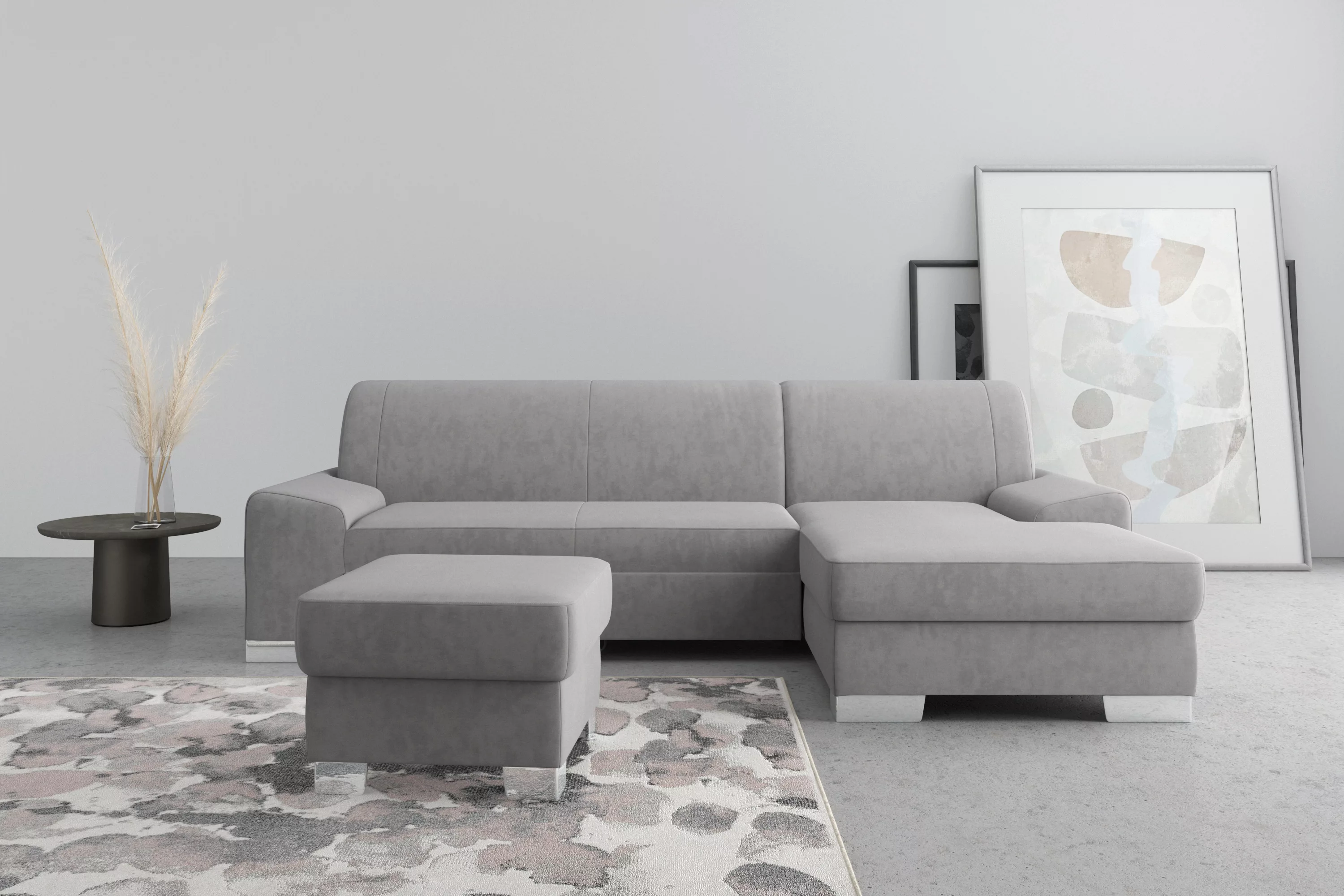 DOMO collection Ecksofa "Anzio L-Form, whlw. Bettfunktion, Federkern, hochw günstig online kaufen