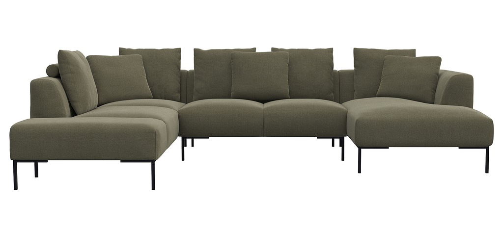 FLEXLUX Ecksofa »Sava U-Form, bequem und komfortabel durch den hochwertigen günstig online kaufen