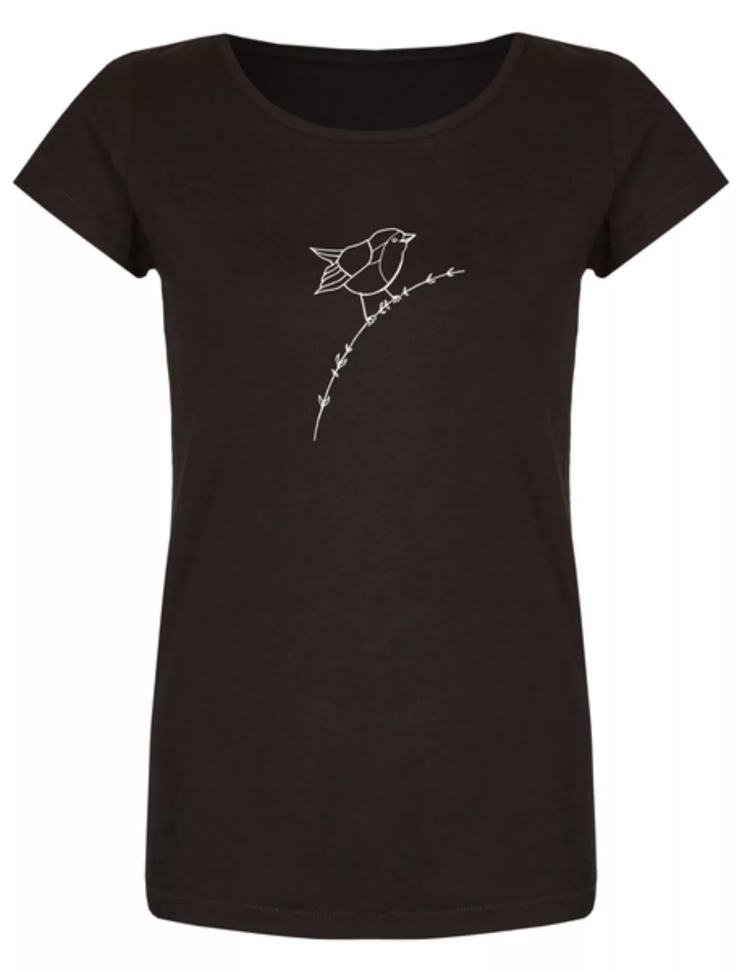 Basic Bio T-shirt (Ladies) Nr.2 Rotkehlchen günstig online kaufen