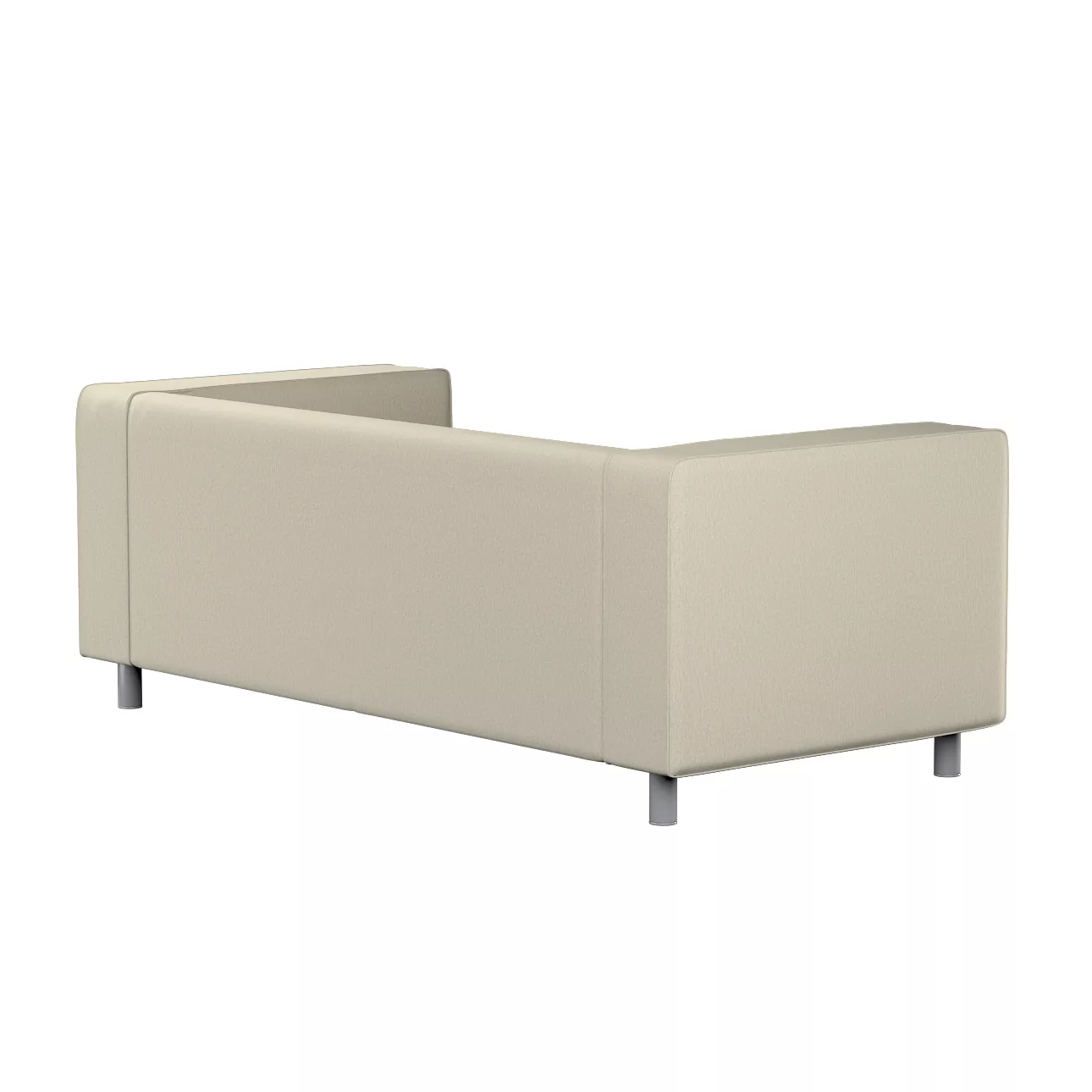 Bezug für Klippan 2-Sitzer Sofa, beige-grau, Sofahusse, Klippan 2-Sitzer, M günstig online kaufen