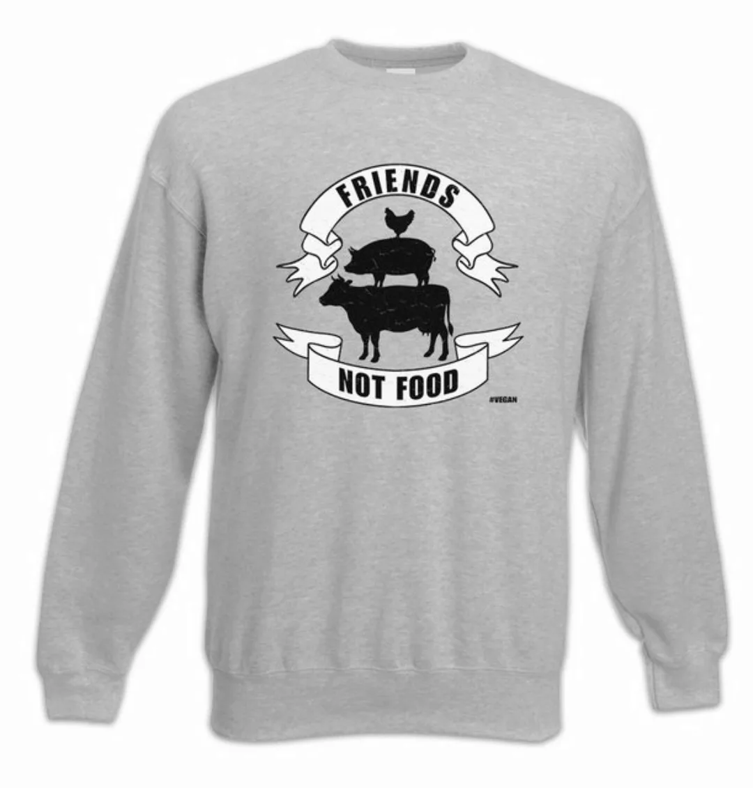 Urban Backwoods Sweatshirt Friends Not Food Animals Sweatshirt Veganer Spez günstig online kaufen