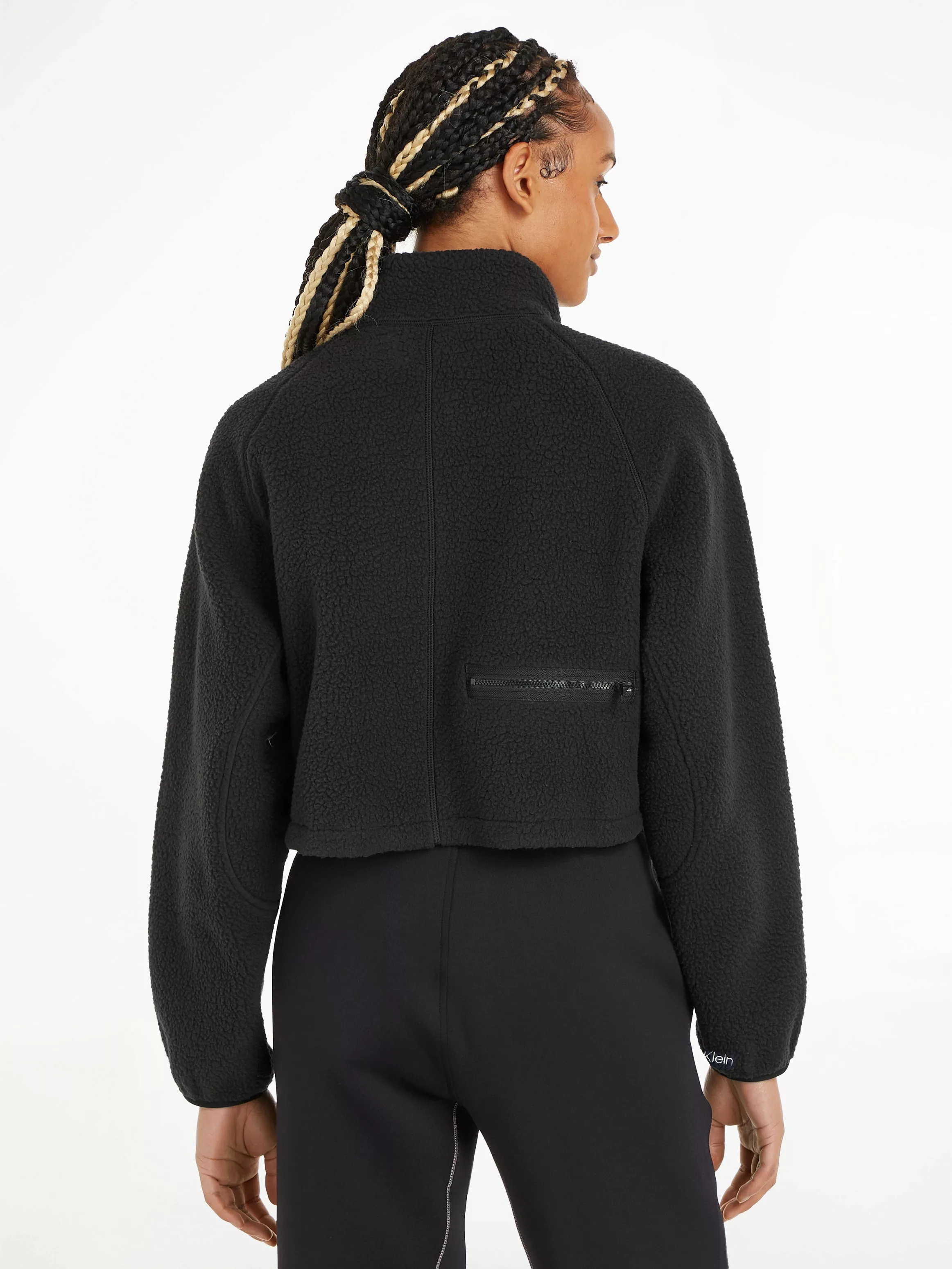 Calvin Klein Sport Stehkragenpullover "HYBRID - Sherpa Pullover" günstig online kaufen