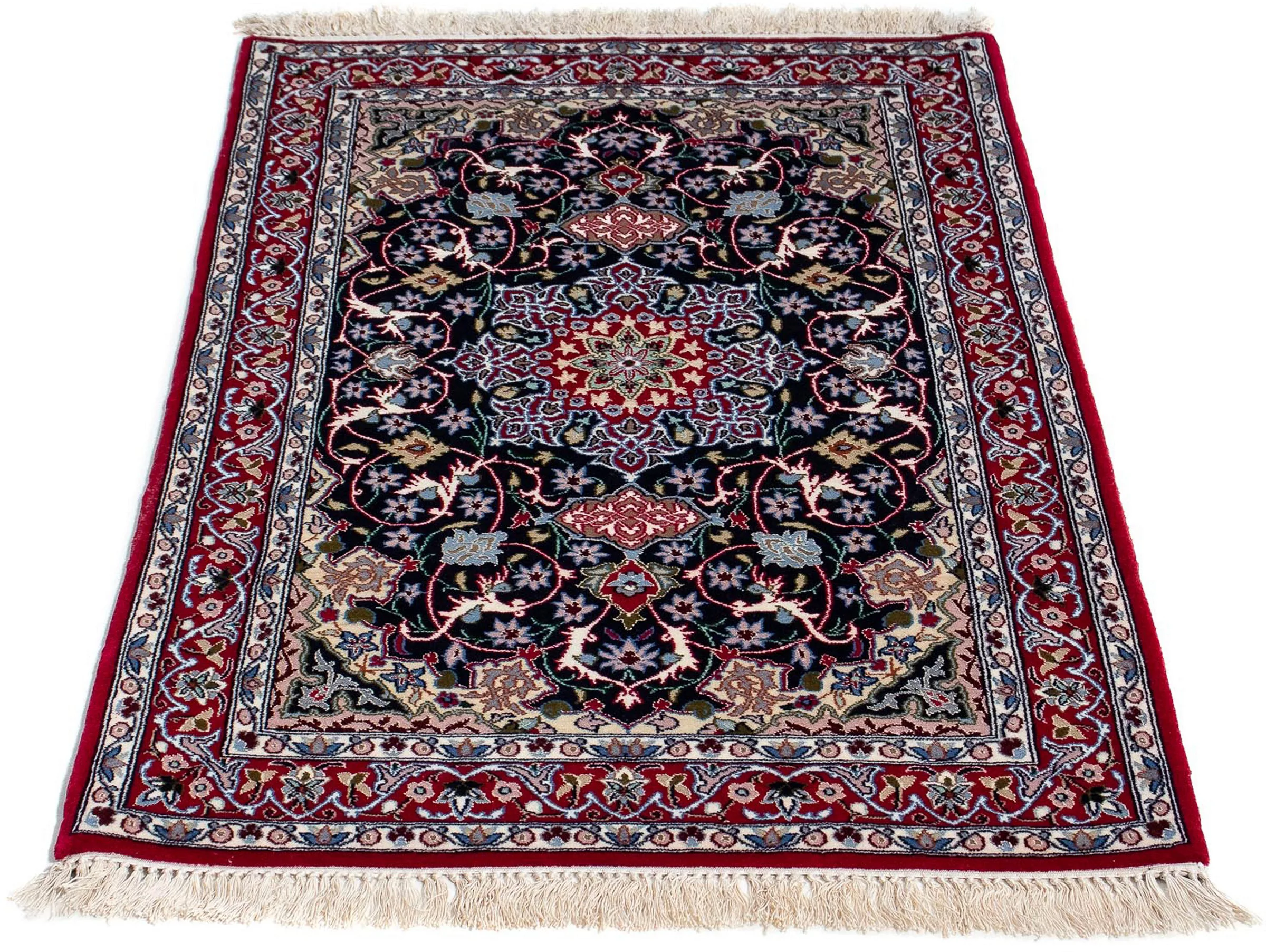 morgenland Orientteppich »Perser - Isfahan - Premium - 105 x 70 cm - dunkel günstig online kaufen