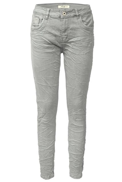 Jewelly Regular-fit-Jeans Stretch Boyfriend Jeans - Five-Pocket im günstig online kaufen