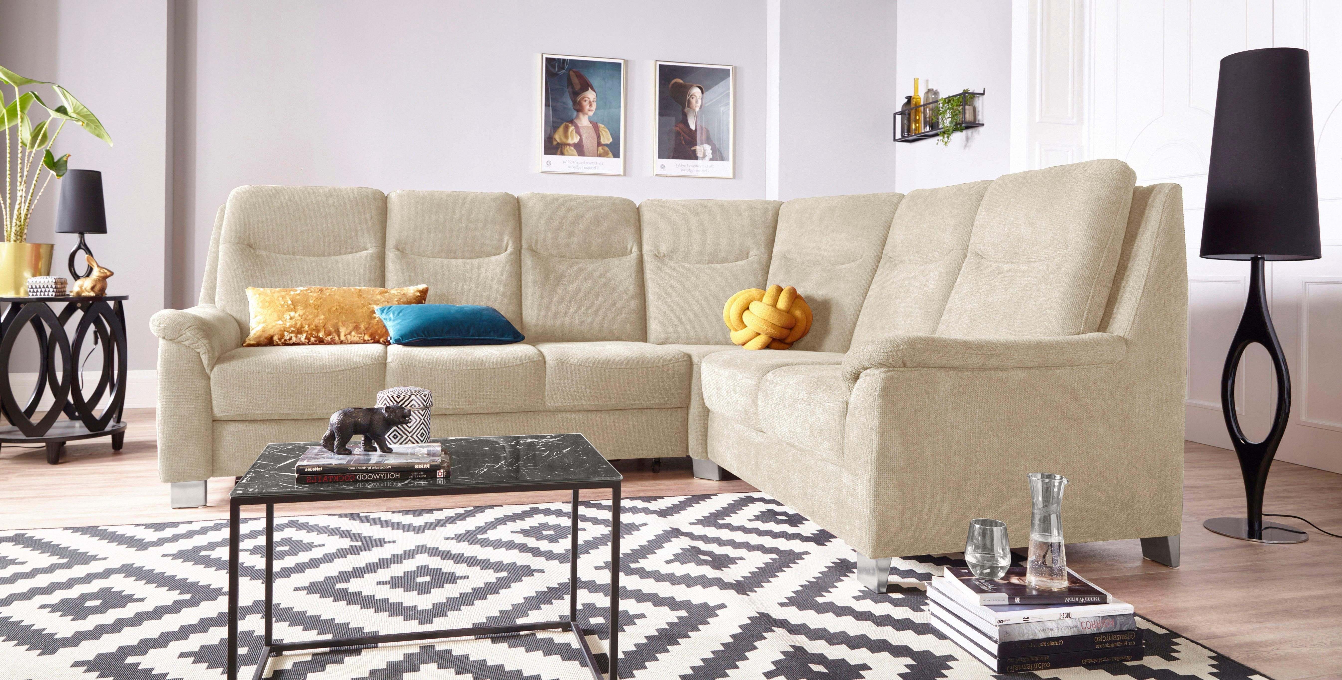 sit&more Ecksofa Boccaccio L-Form, mit Federkern günstig online kaufen