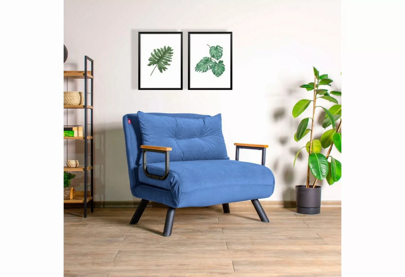 Skye Decor Sofa FTN2324, Blau, Schlafsofas, Rahmen: 100% Metall günstig online kaufen