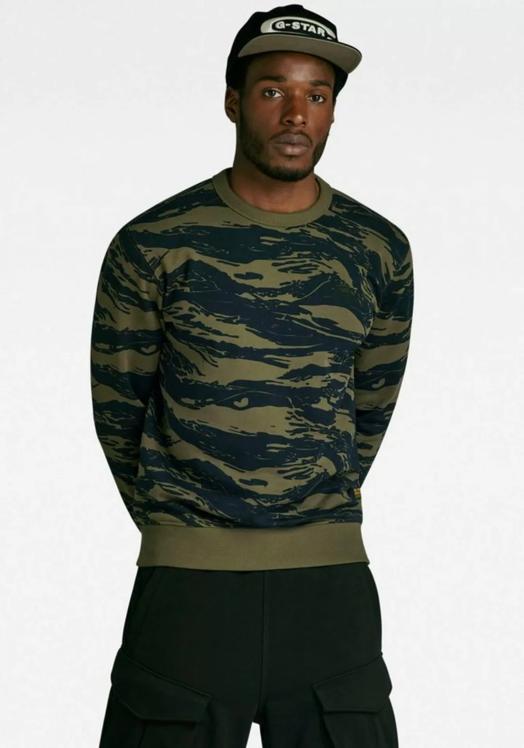 G-STAR Sweatshirt Tiger camo günstig online kaufen