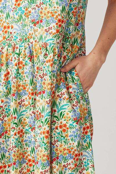 Sommerkleid Mit Blumenprint Knielang - Josi günstig online kaufen