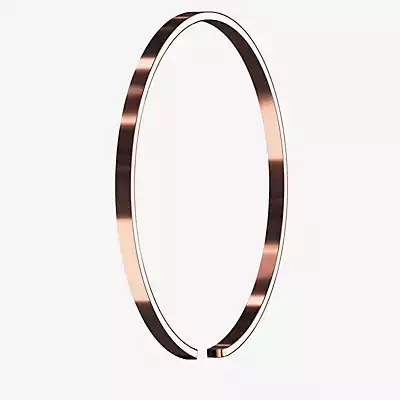 Occhio Mito Sfera Su 60 Leuchtspiegel LED, Kopf roségold - Occhio Air günstig online kaufen