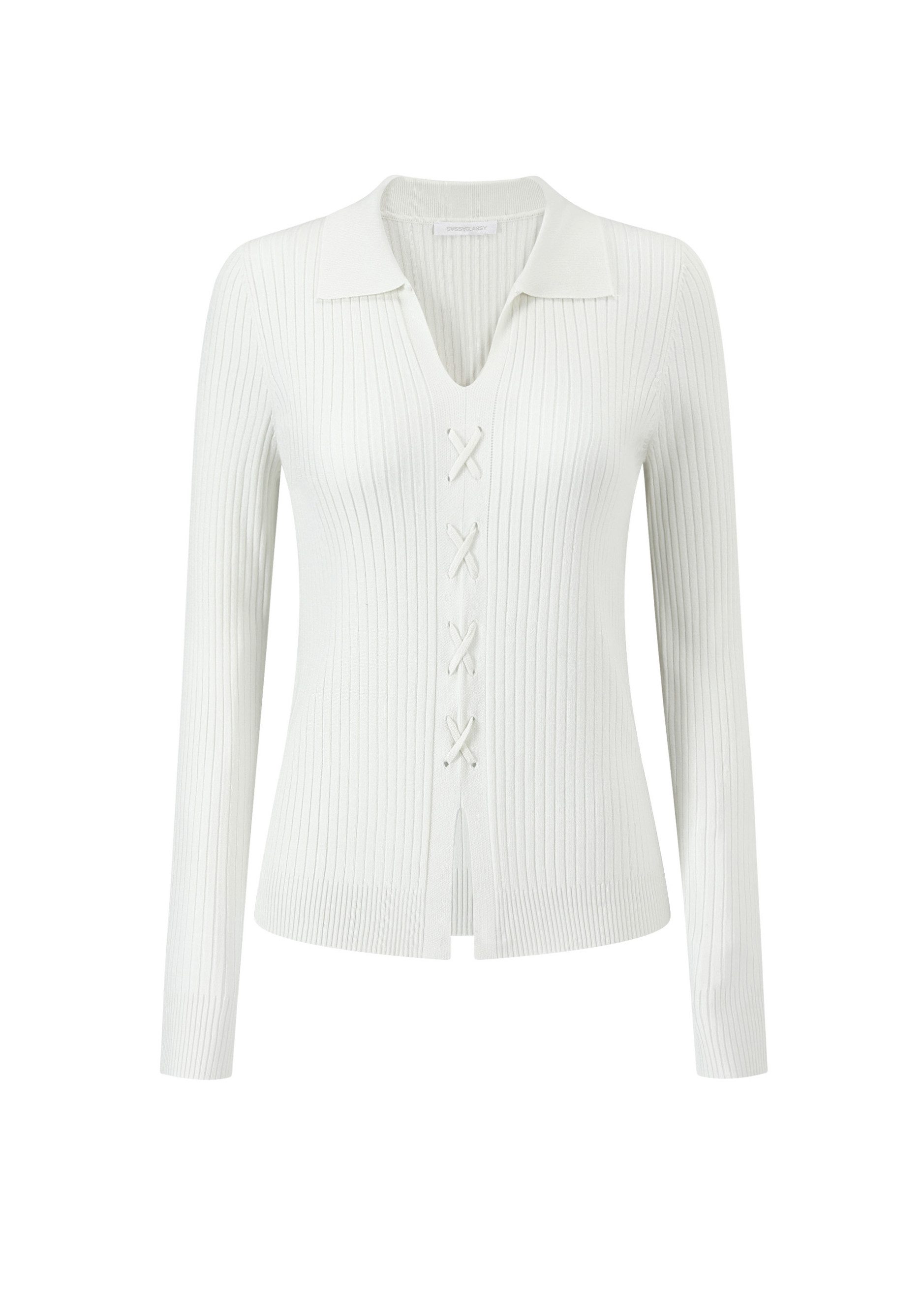 SASSYCLASSY Langarmshirt Geripptes Langarmshirt Damen mit günstig online kaufen