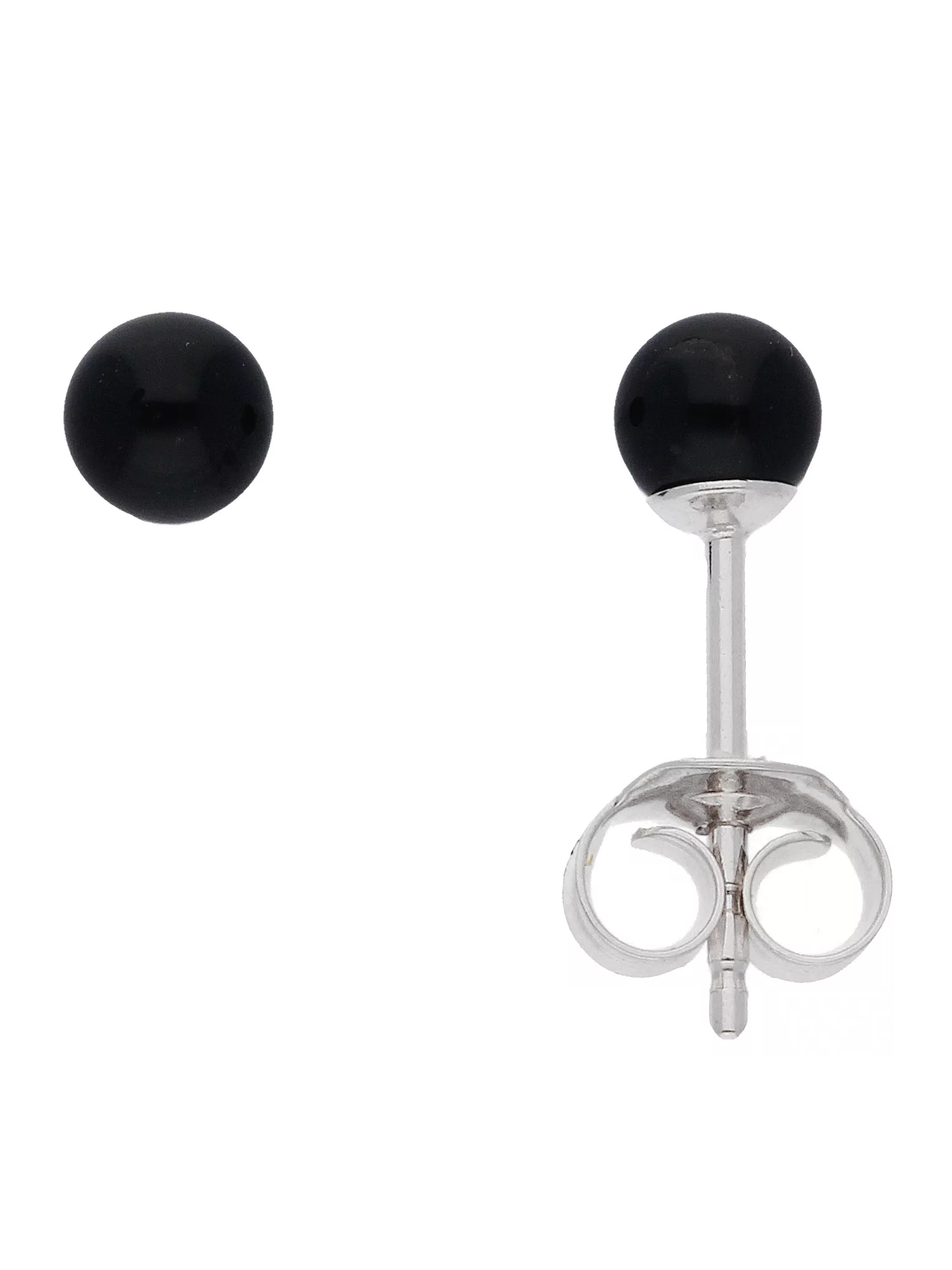 Adelia´s Paar Ohrhänger "925 Silber Ohrringe Ohrstecker mit Onyx Ø 4,2 mm", günstig online kaufen