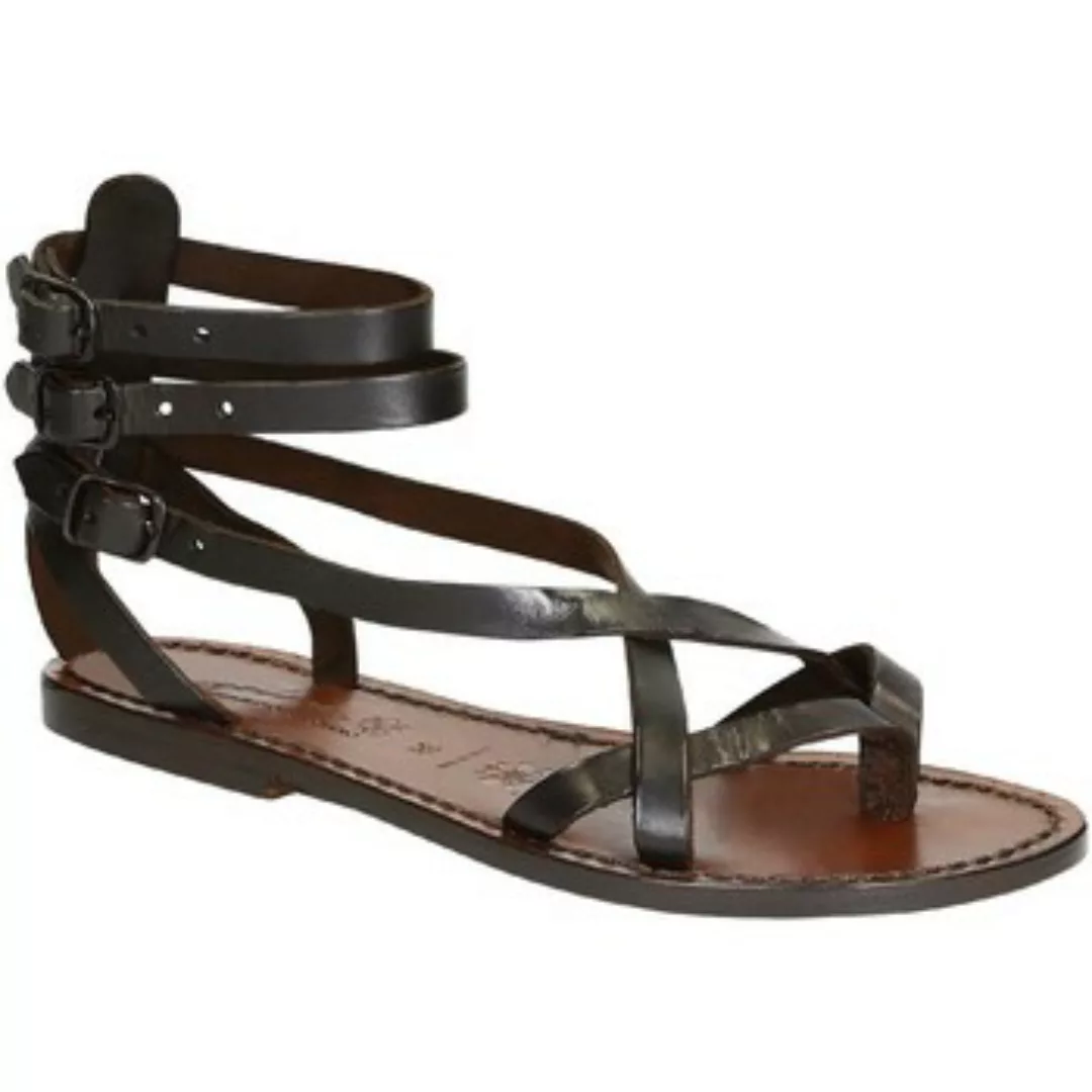 Gianluca - L'artigiano Del Cuoio  Sandalen 564 D MORO CUOIO günstig online kaufen