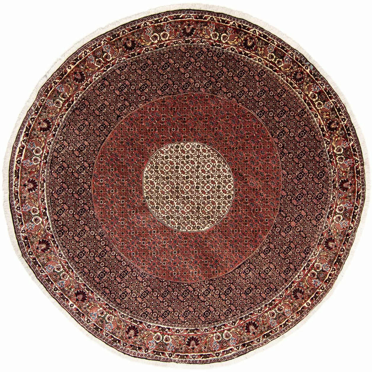 morgenland Orientteppich »Perser - Bidjar rund - 260 x 260 cm - dunkelrot«, günstig online kaufen
