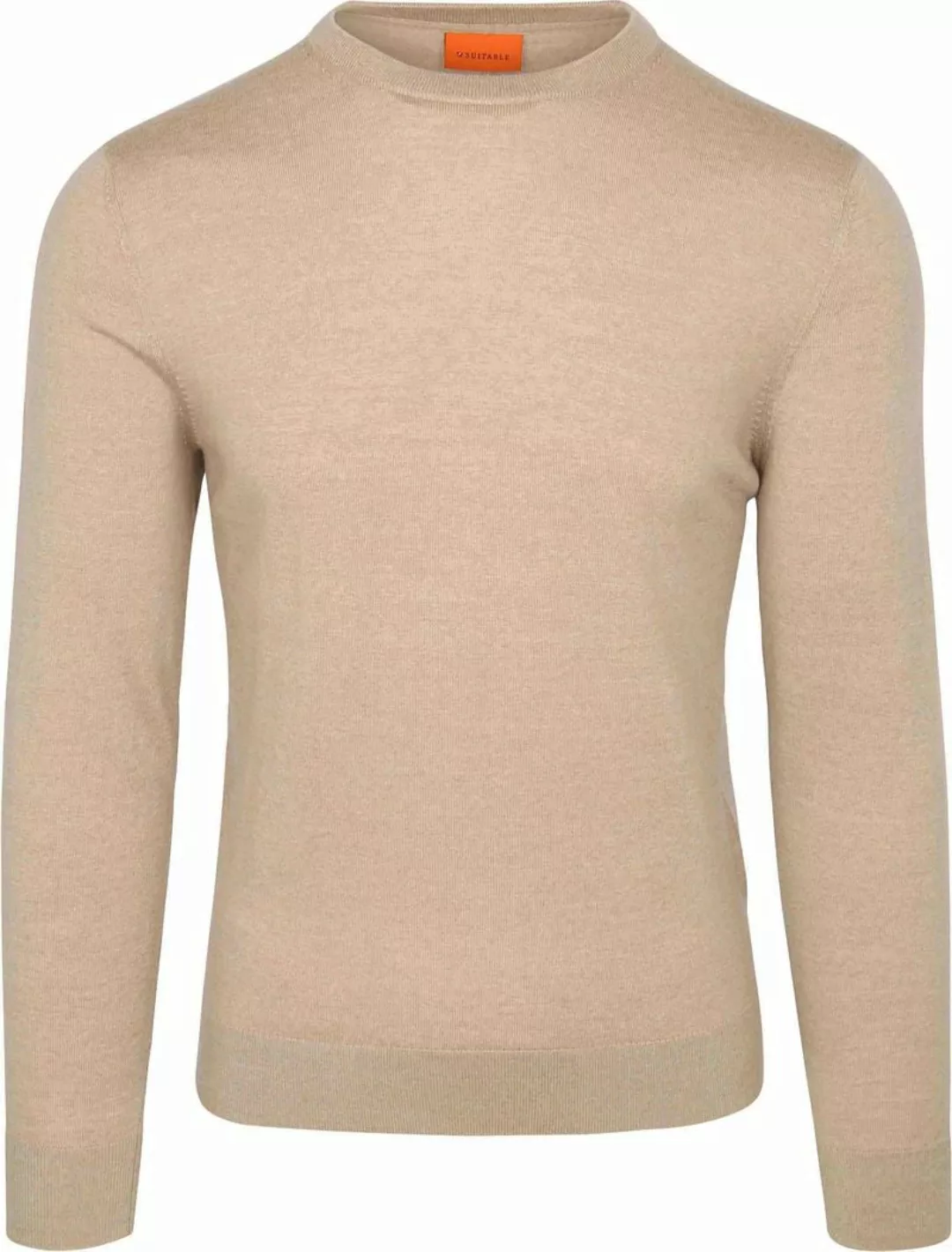 Suitable Merino Pullover Sand - Größe M günstig online kaufen