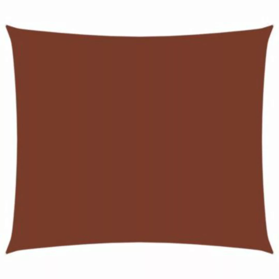 Sonnensegel Oxford-gewebe Rechteckig 2,5x3,5 M Terrakottarot günstig online kaufen