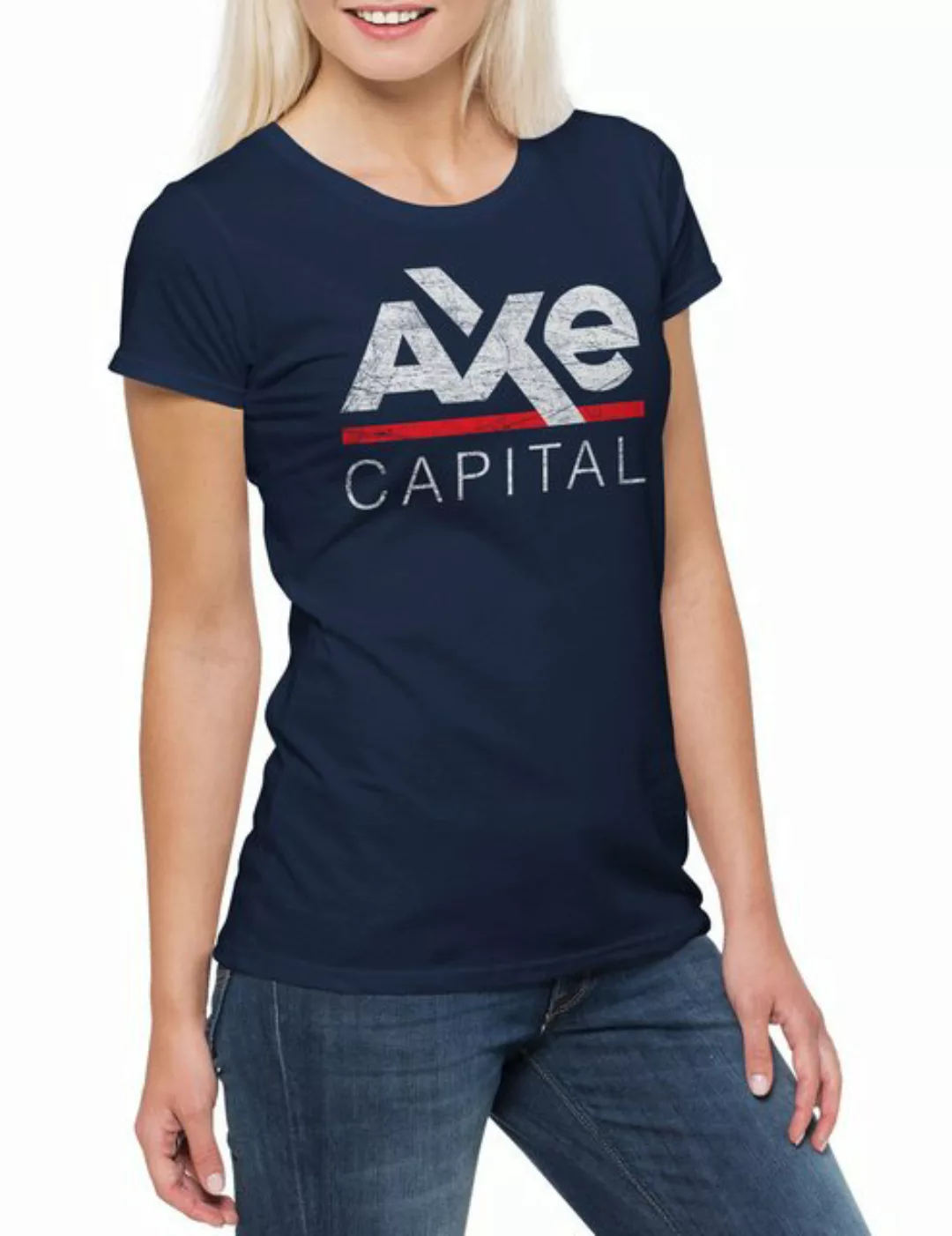 Urban Backwoods Print-Shirt Axe Capital II Damen T-Shirt Billions Symbol Si günstig online kaufen