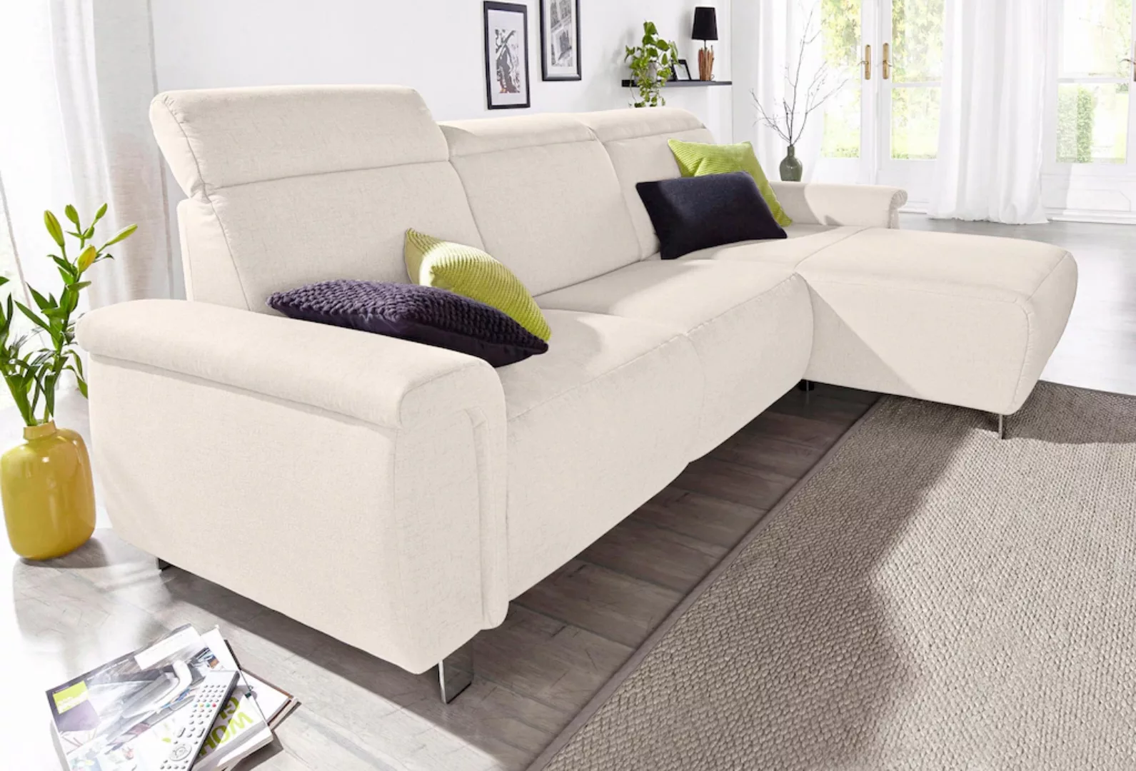 sit&more Ecksofa "Township L-Form", wahlweise mit elektrischer Wallfree-Fun günstig online kaufen