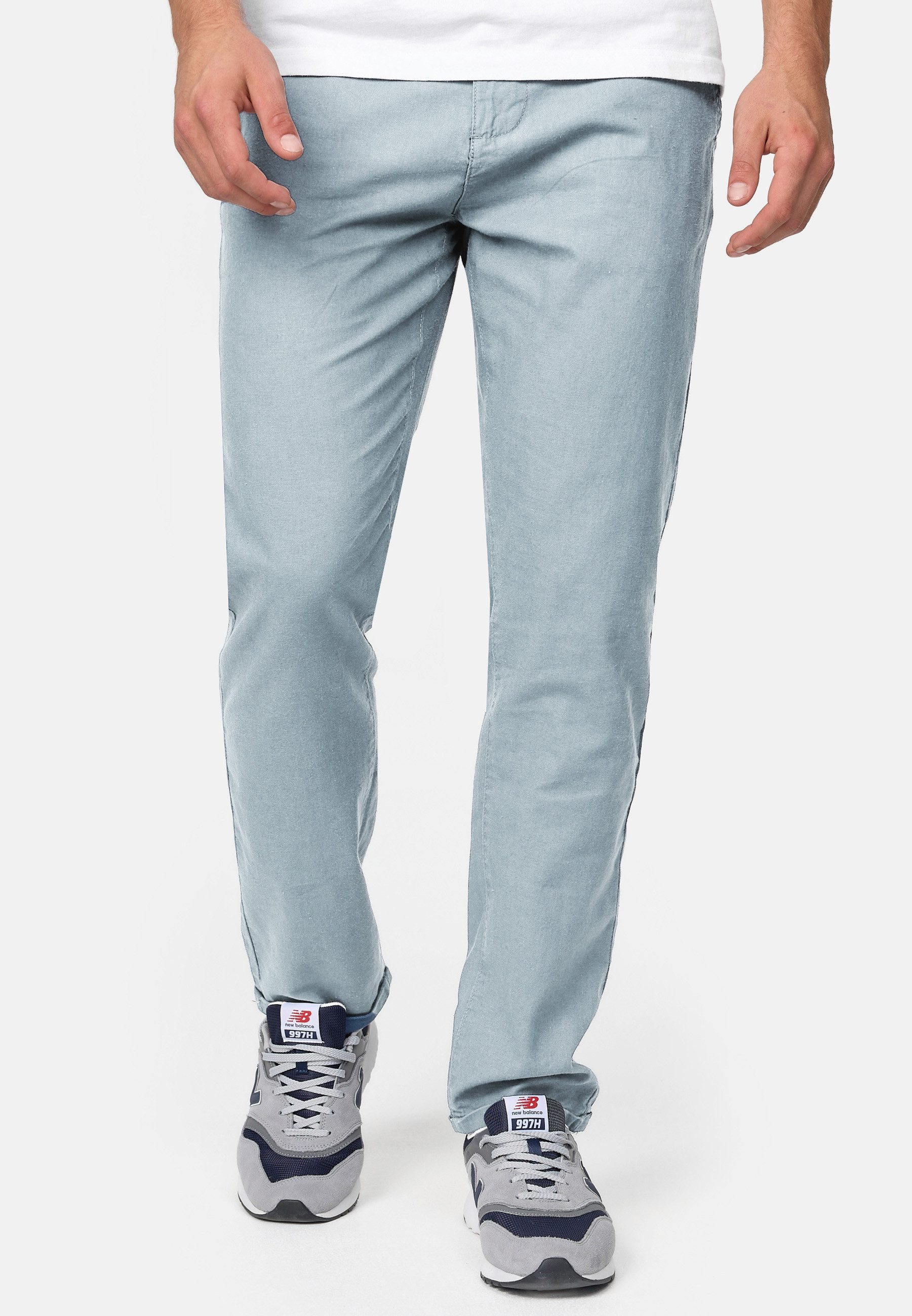 Indicode Leinenhose Haverfield mit 4 Taschen günstig online kaufen