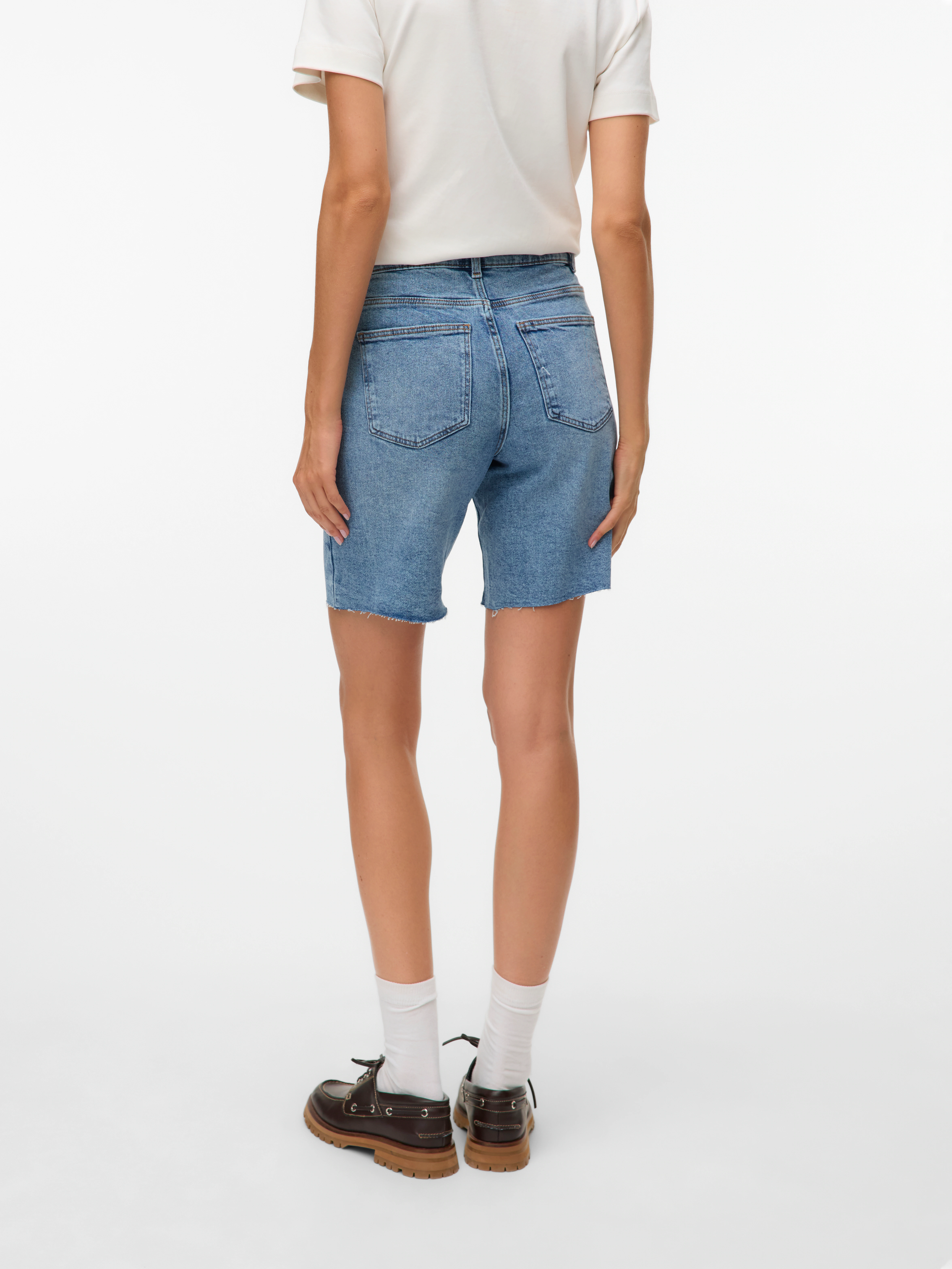 Vero Moda Jeansshorts "VMCLEO HR LONG DNM SHORTS MIX NOOS" günstig online kaufen