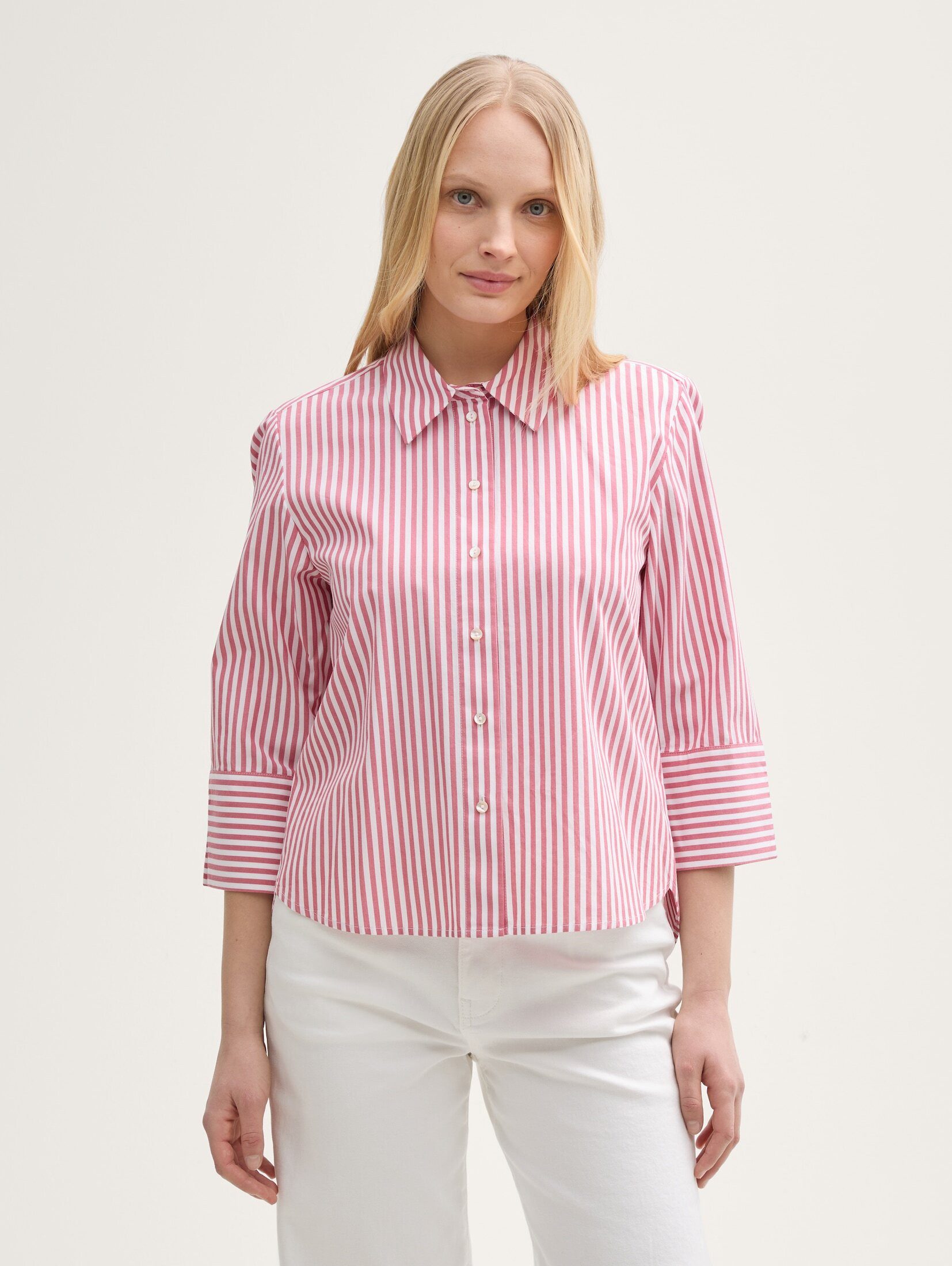 TOM TAILOR Langarmbluse Loose Fit Bluse günstig online kaufen