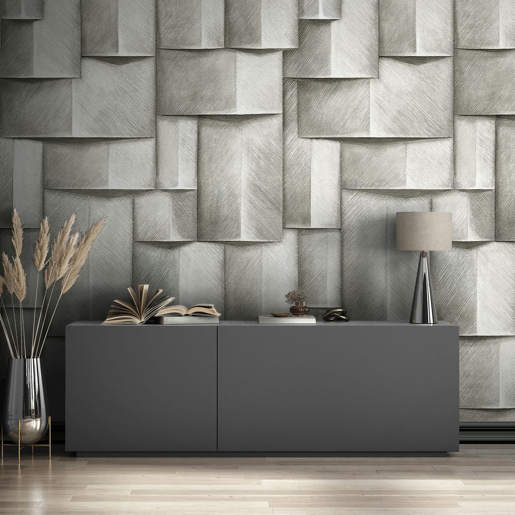 Marburg Fototapete Tapete Modern Cubes, geprägt, günstig online kaufen