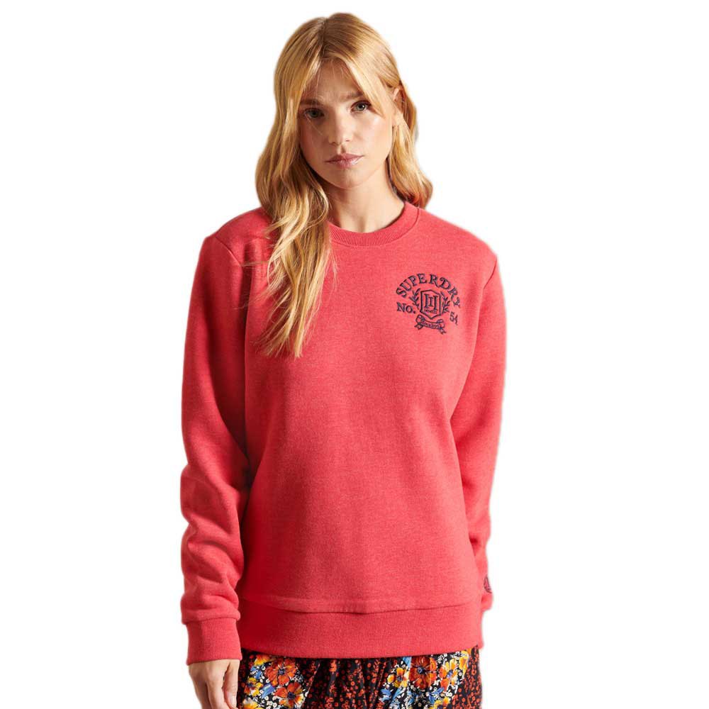 Superdry Pride In Craft Crew Pullover XS Papaya Red Marl günstig online kaufen