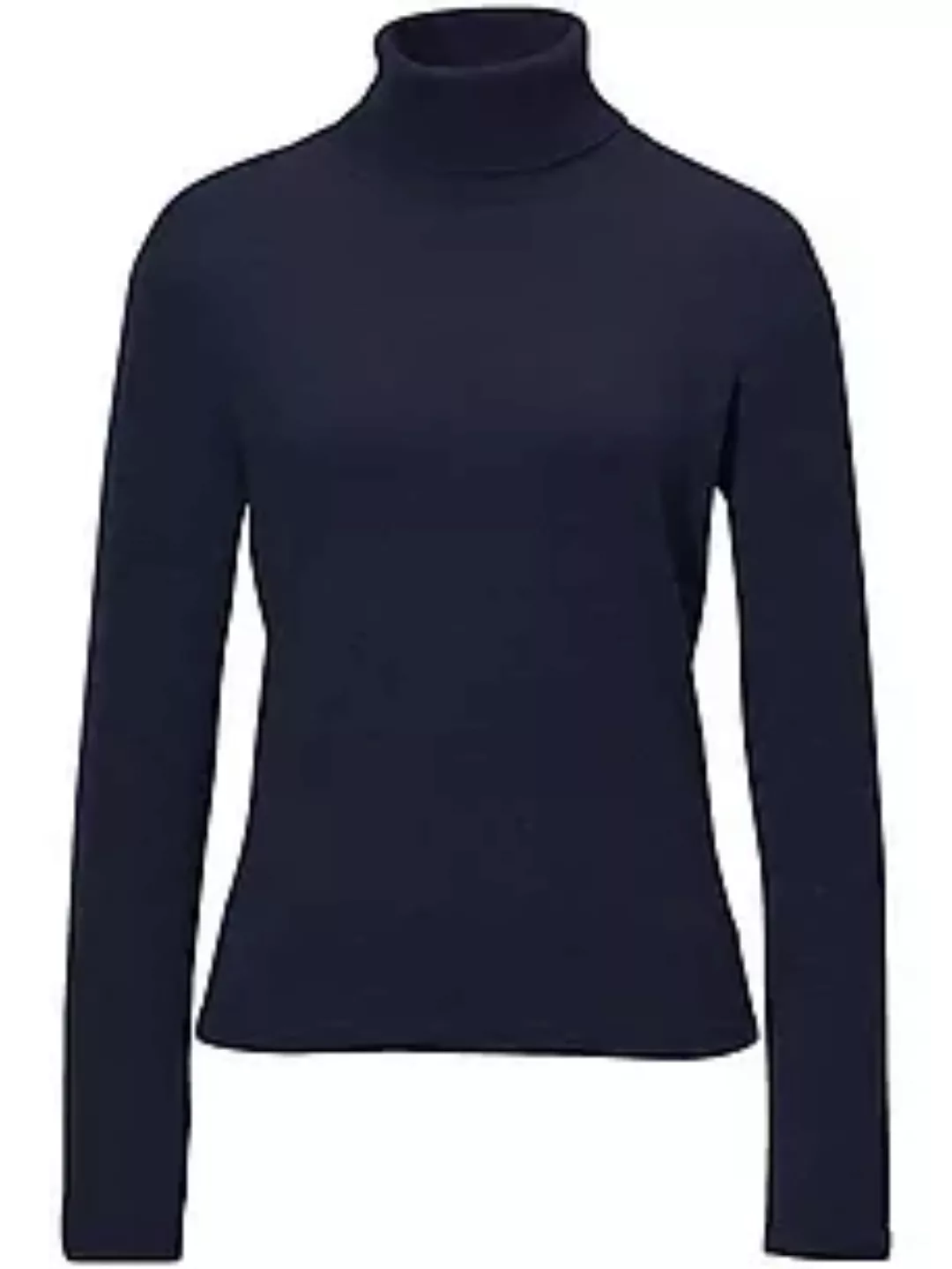 Rollkragen-Pullover aus 100% Premium-Kaschmir Peter Hahn Cashmere blau günstig online kaufen