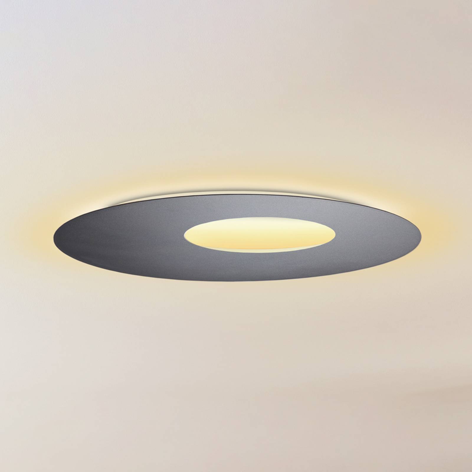 Escale Blade Open LED-Wandleuchte anthrazit Ø 59cm günstig online kaufen