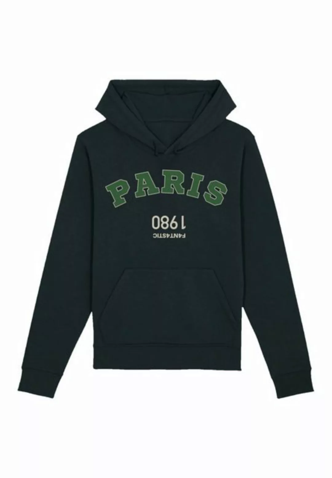 F4NT4STIC Kapuzenpullover Paris 1980 Grün Premium Qualität günstig online kaufen