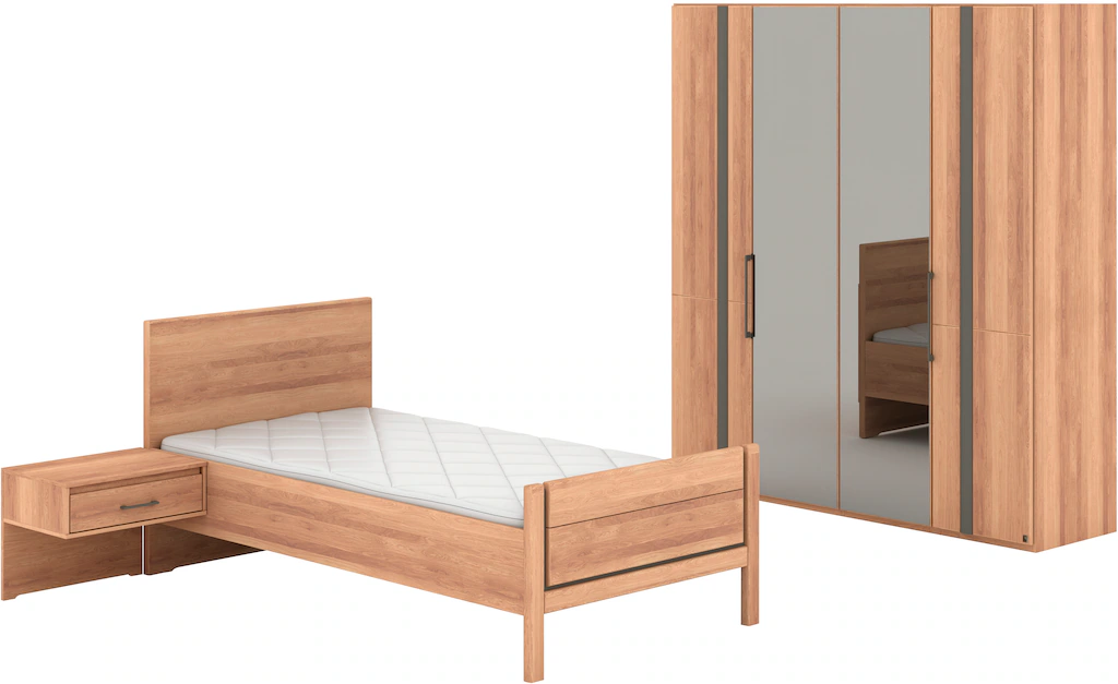 Musterring Schlafzimmer-Set "Sorrent, Kleiderschrank, Bett & Nachtkommoden, günstig online kaufen