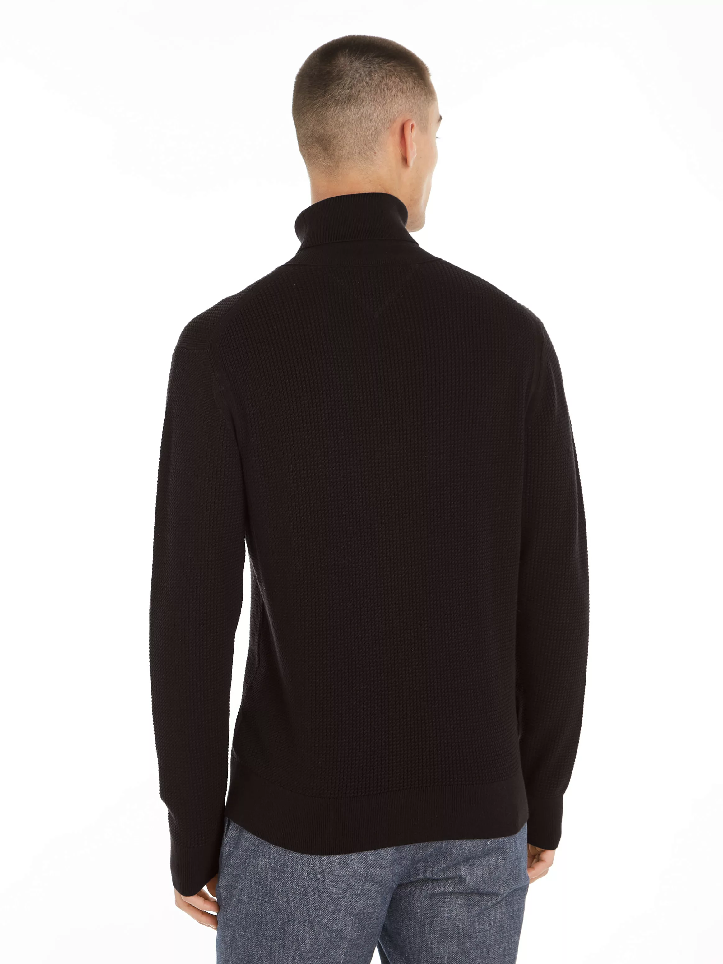 Tommy Hilfiger Rollkragenpullover "STRUCTURE ROLL NECK" günstig online kaufen