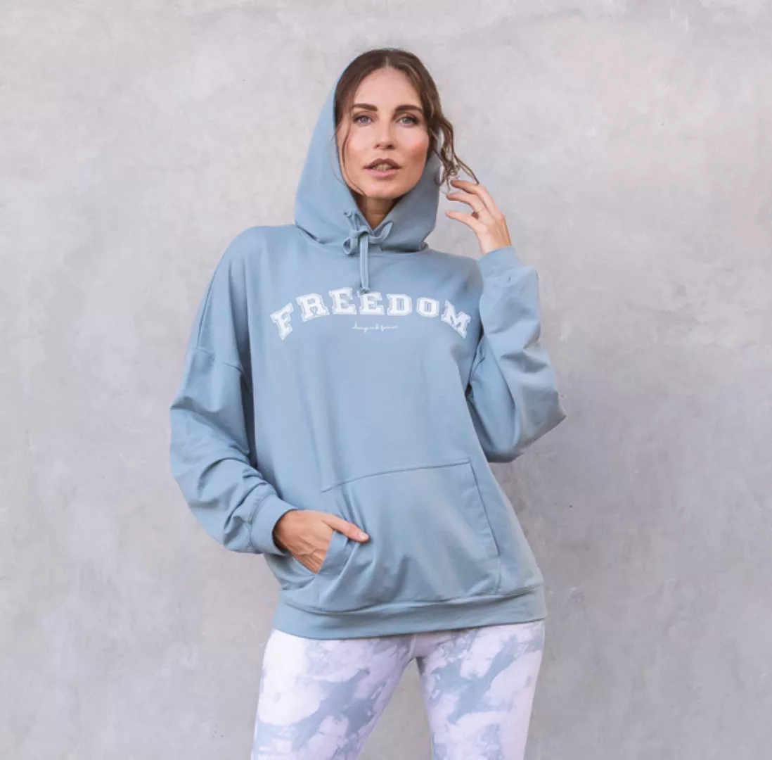Freedom - Damen - Oversized Hoodie Für Yoga Und Freizeit Aus Biobaumwolle günstig online kaufen