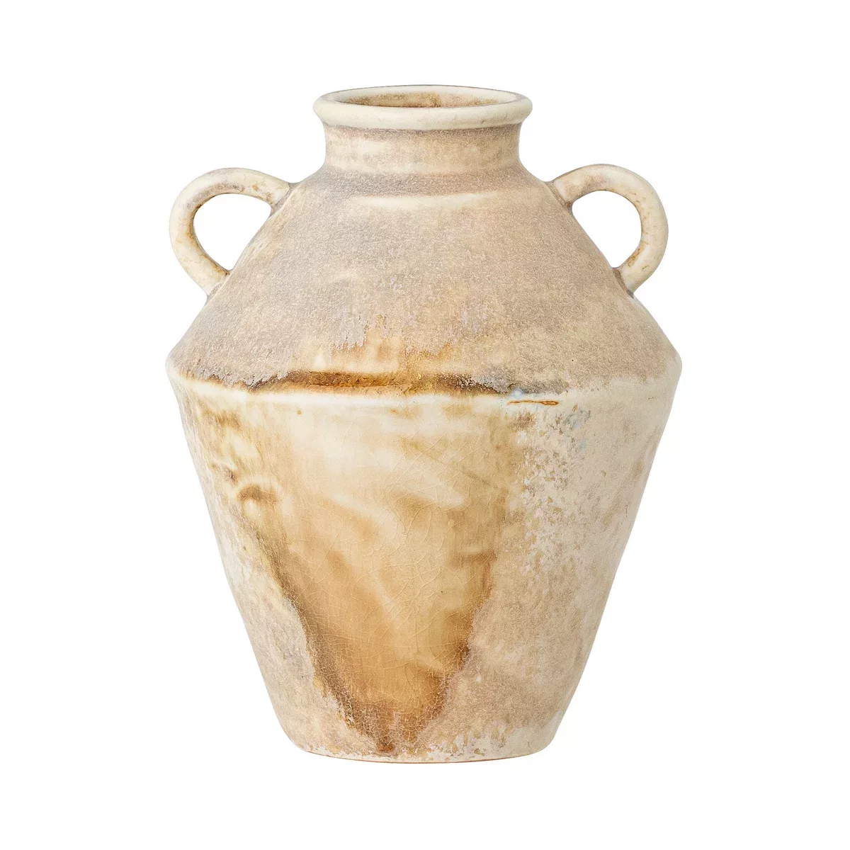 Ines Vase mit Henkel 18cm braun günstig online kaufen