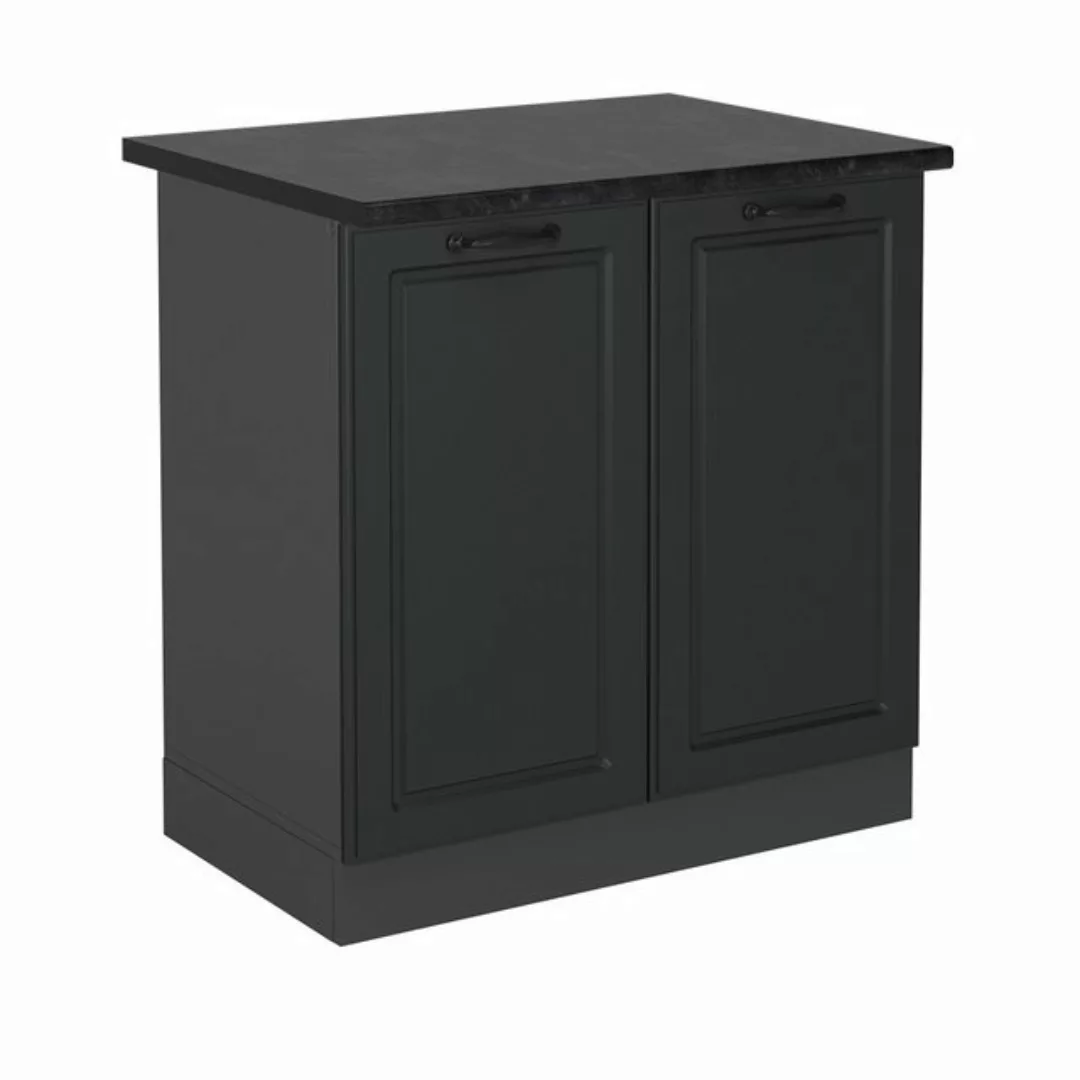 Vicco Spülenunterschrank R-Line, Anthrazit Landhaus/Anthrazit, 80 cm, AP An günstig online kaufen