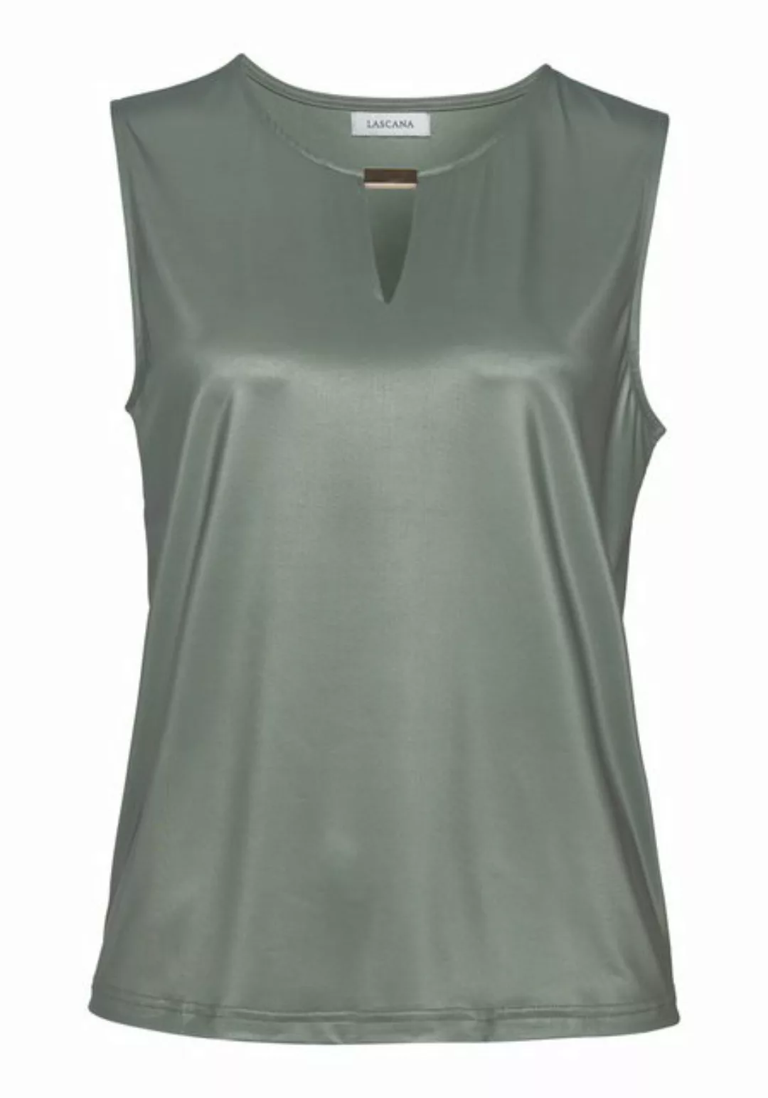 LASCANA Tanktop, aus glatter Jerseyqualität mit Cut-out, elegantes Sommerto günstig online kaufen