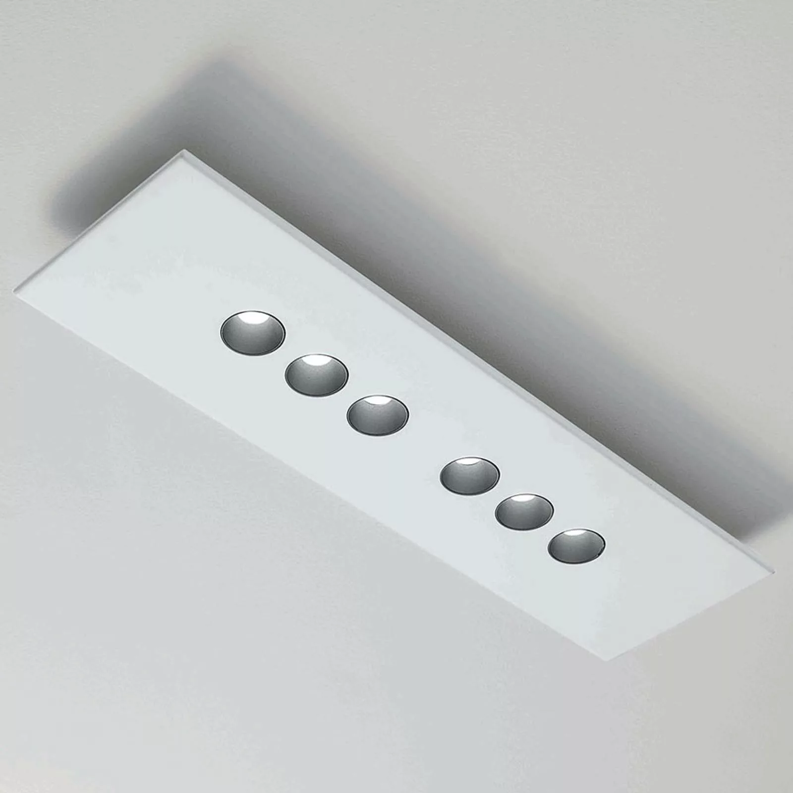 ICONE Confort LED-Deckenleuchte, rechteckig, weiß günstig online kaufen