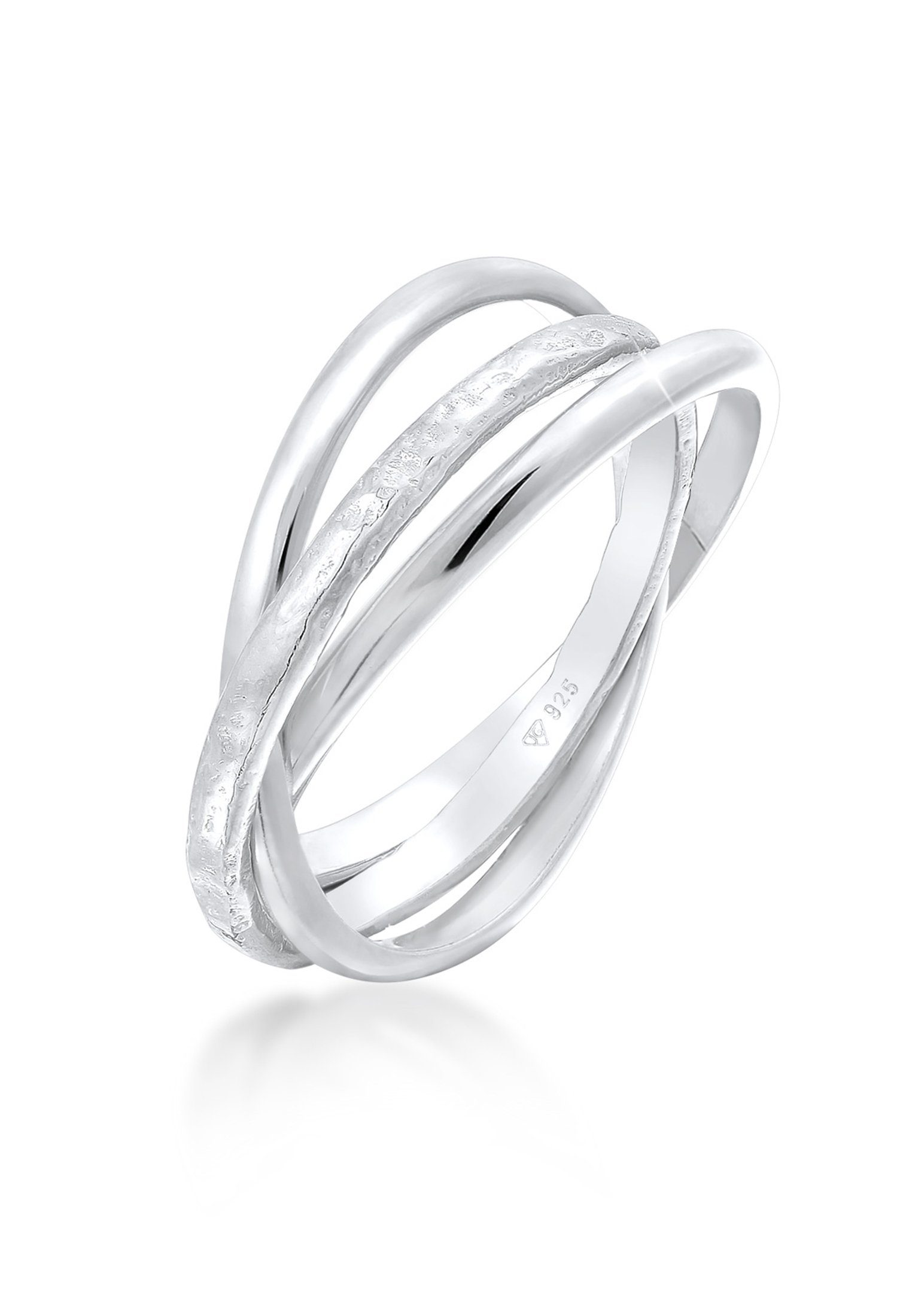 Elli Fingerring Basic Wickelring Trend Trinity günstig online kaufen