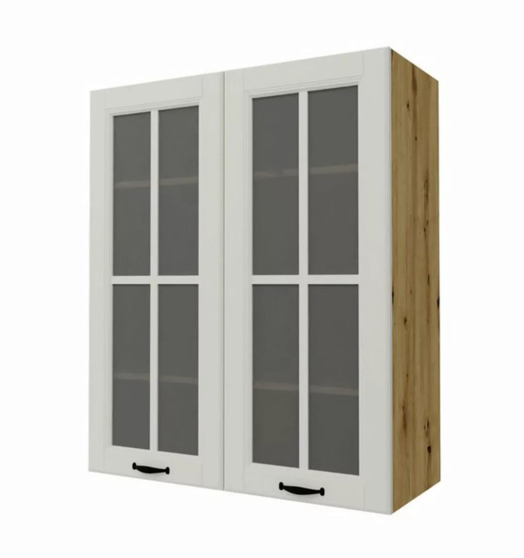 Feldmann-Wohnen Glashängeschrank Prato (Sprossenglastür (Klarglas), Soft-Cl günstig online kaufen