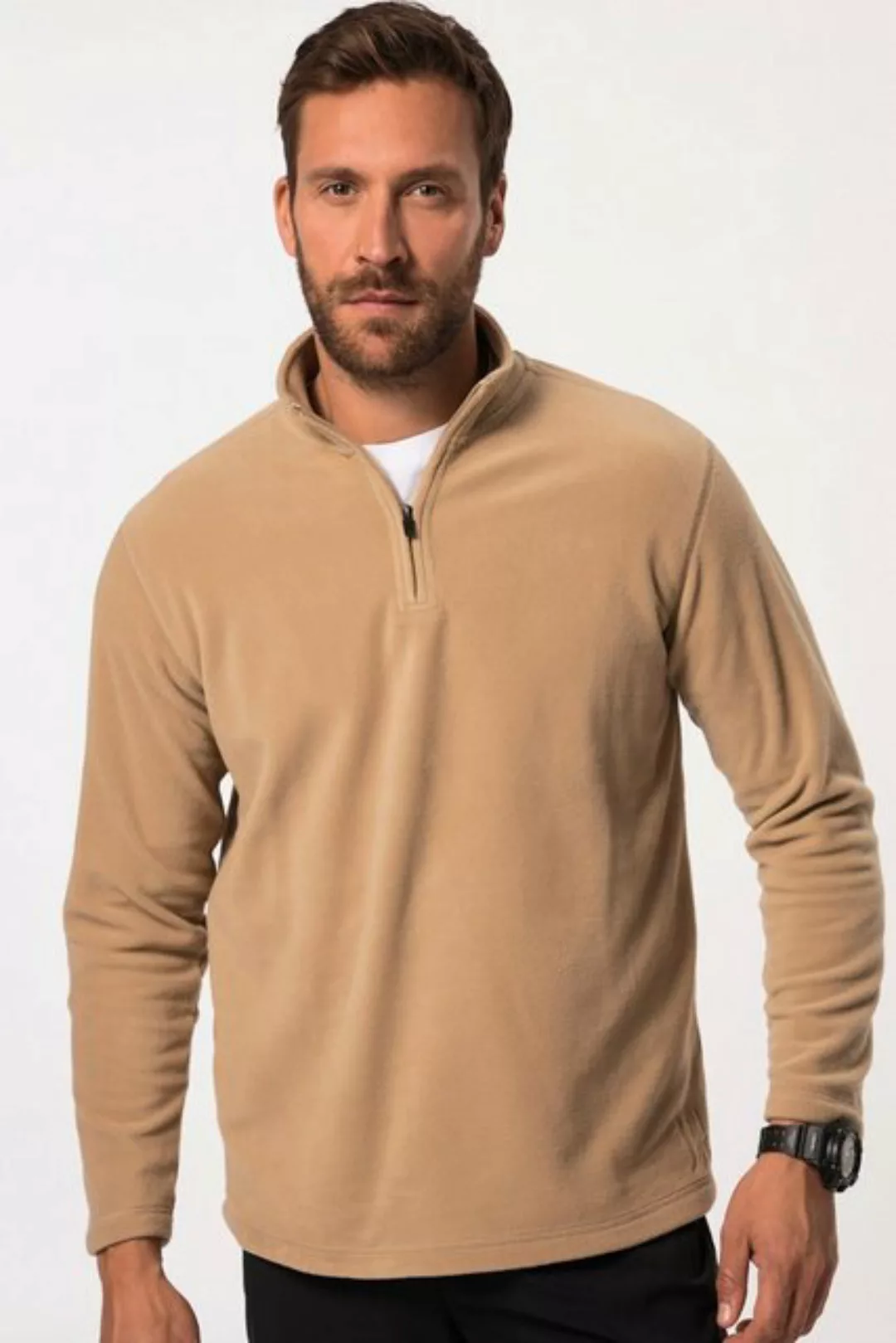 JP1880 Sweatshirt Troyer Fleece Stehkragen Zipper ultraleicht günstig online kaufen