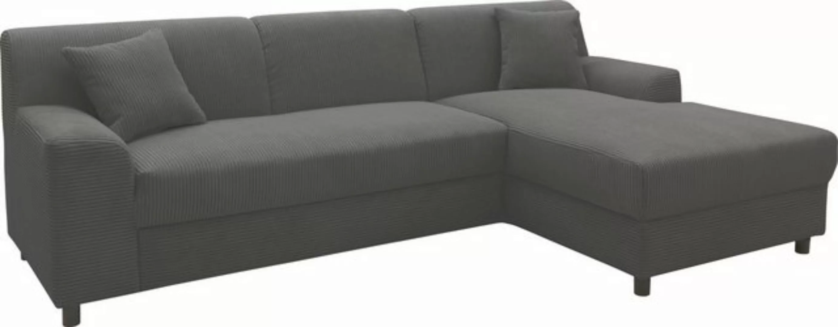 INOSIGN Ecksofa "Turah 2, L-Form, in Cord u. wasserabweisender Microfaser, günstig online kaufen