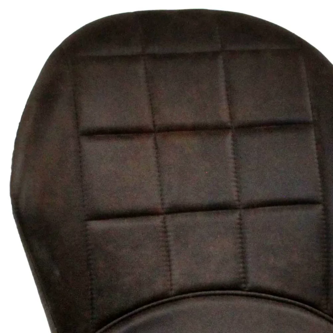 Esstisch Stühle in Dunkelbraun Microfaser Metallgestell (2er Set) günstig online kaufen