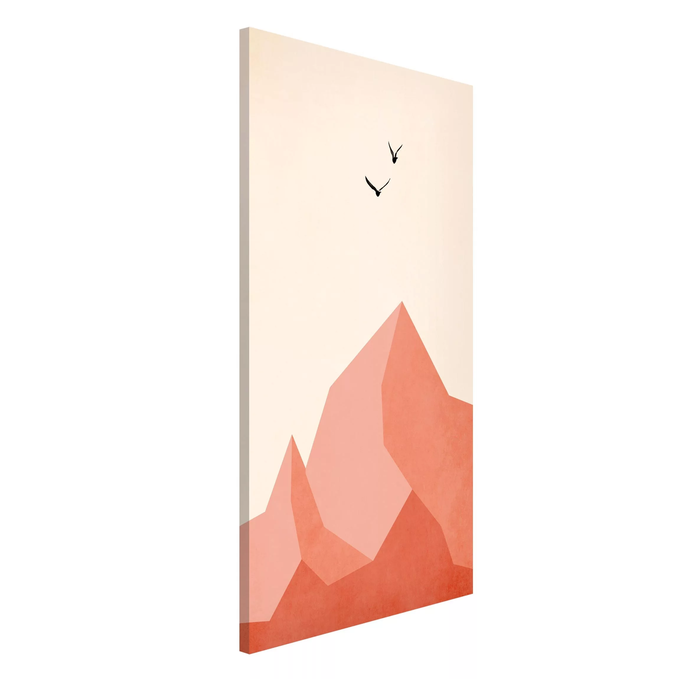 Magnettafel Zugspitze In Pink Colouration günstig online kaufen